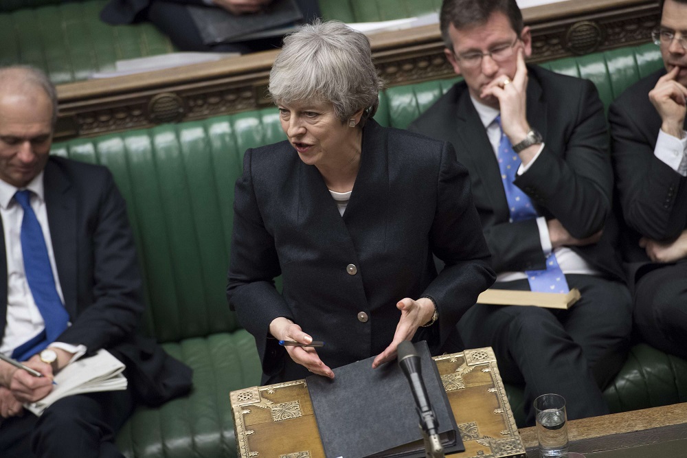 رئيسة الوزراء البريطانية تيريزا ماي