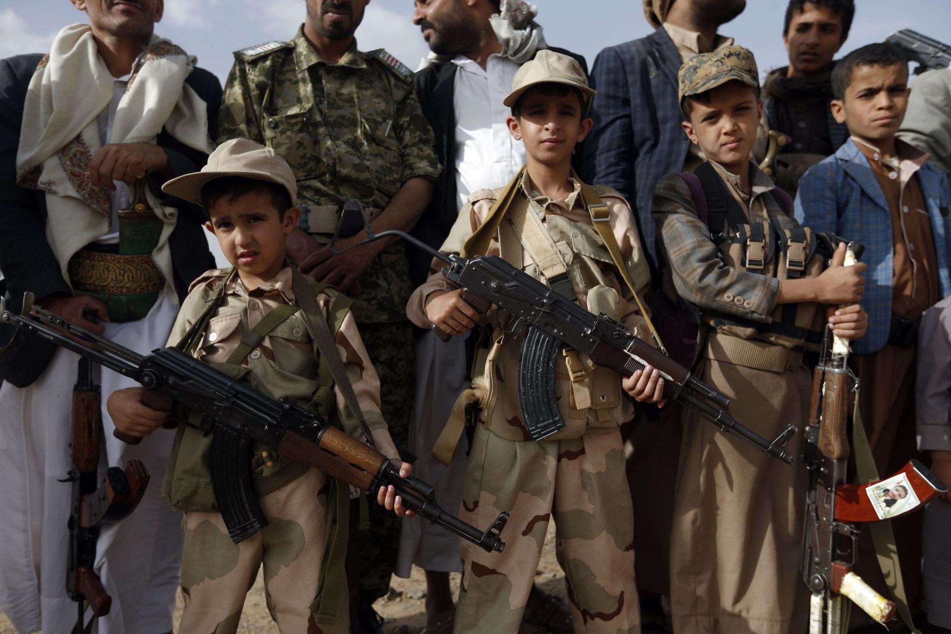 تجنيد الاطفال في اليمن