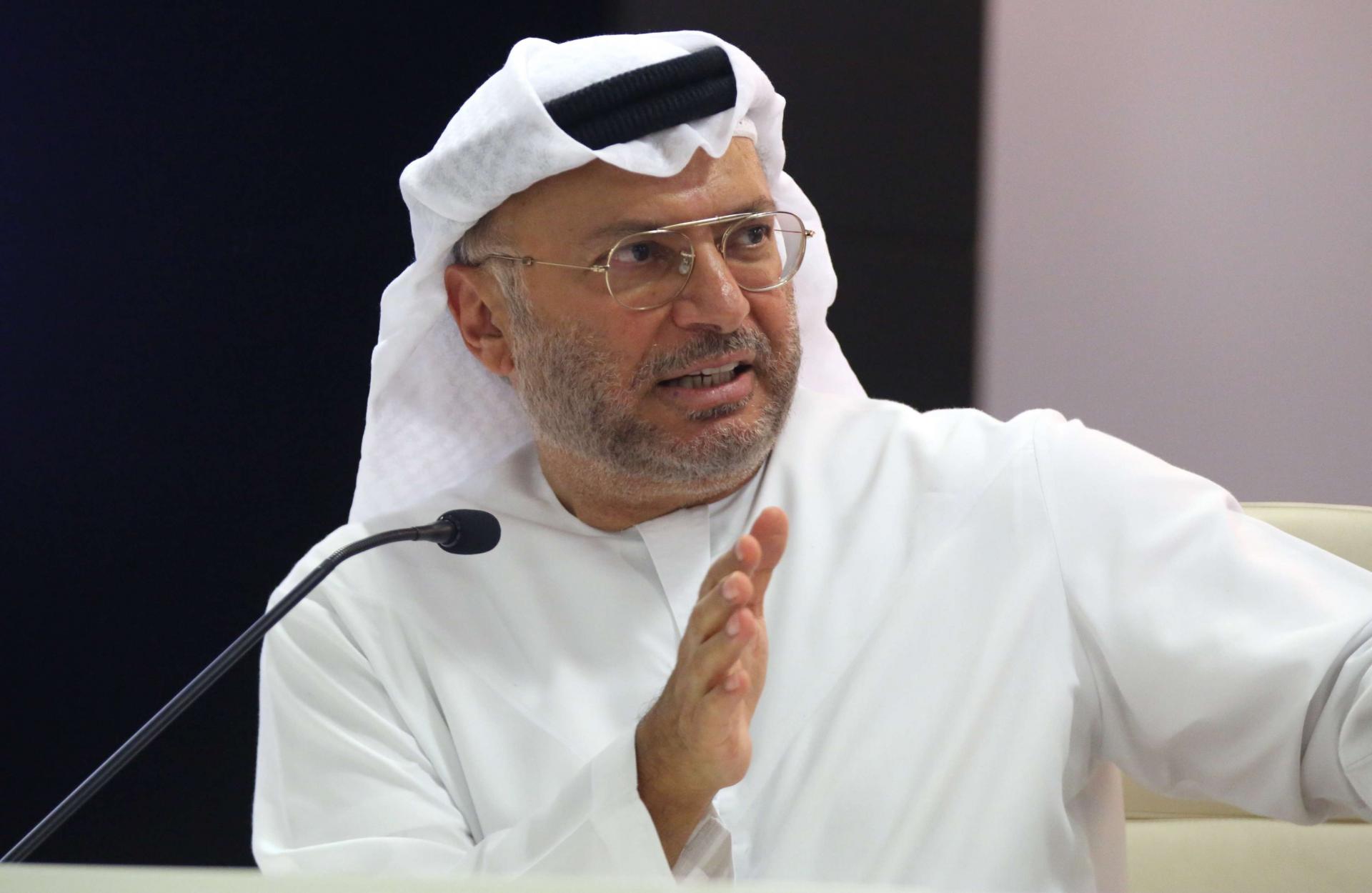 وزير الدولة الإماراتي للشؤون الخارجية أنور قرقاش 
