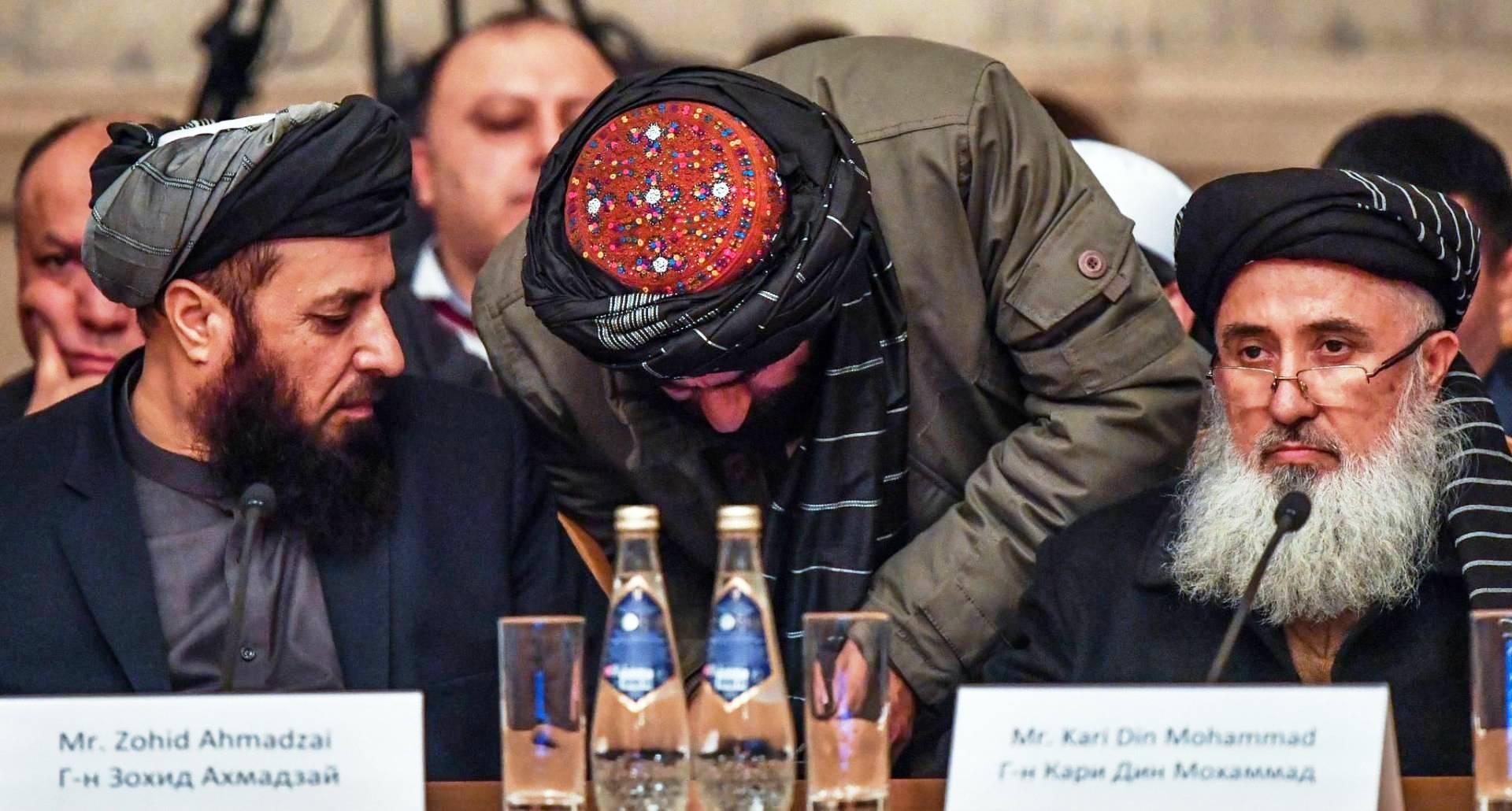 وفد طالبان في المفاوضات مع واشنطن