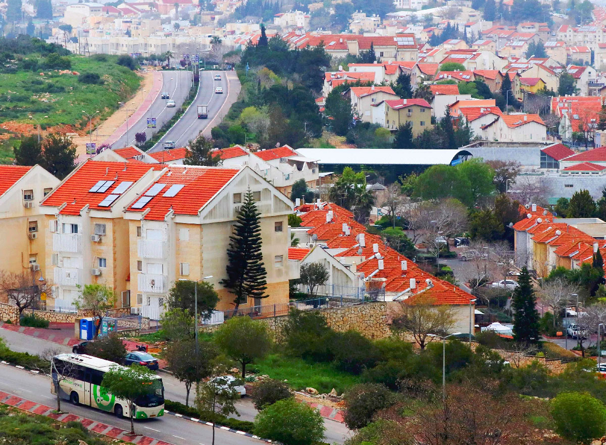 Houses in the Jewish settlement of Ariel, in the occupied West Bank