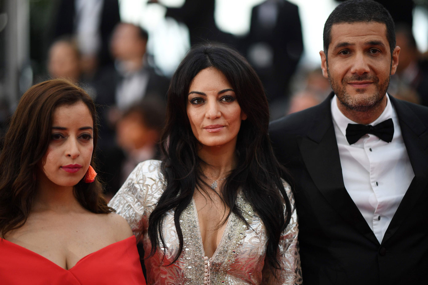 Moroccan actress Nisrin Erradi, Moroccan film director Maryam Touzani and Moroccan producer Nabil Ayouch