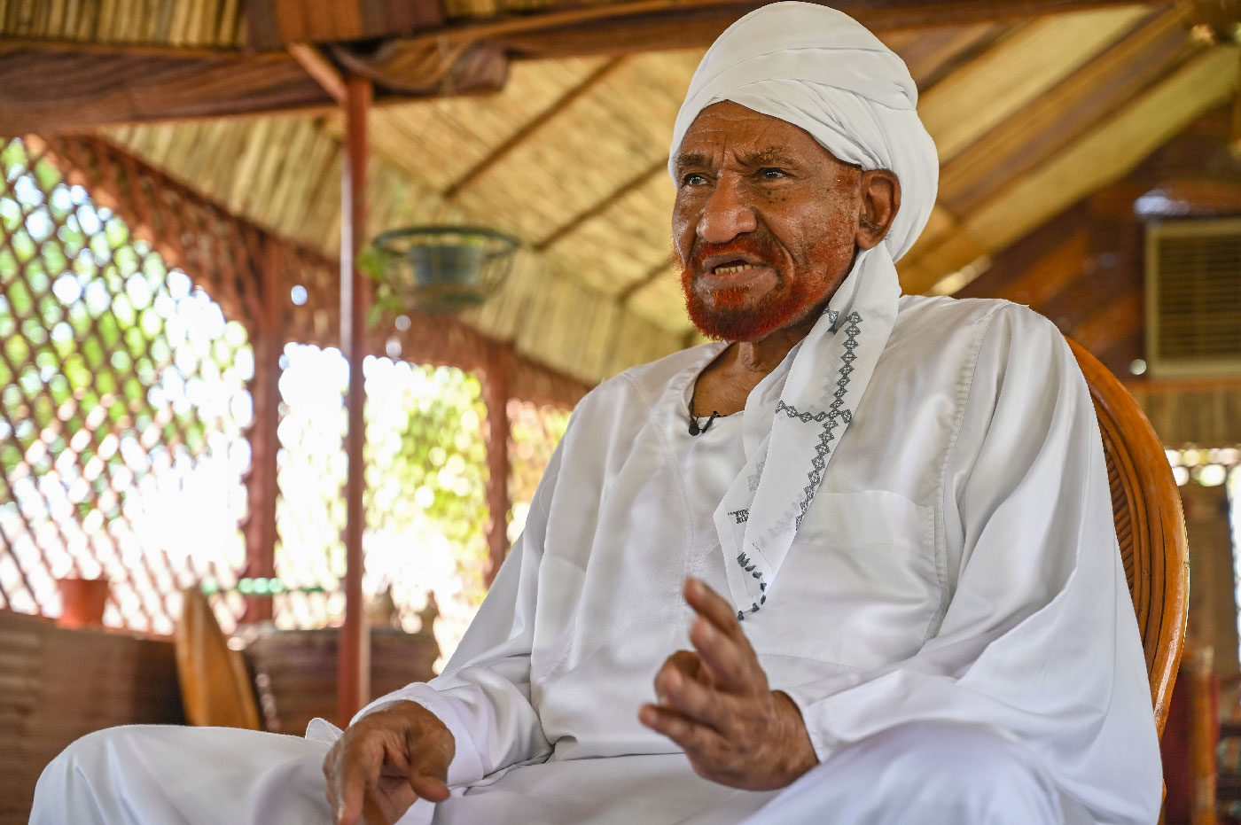 Sudan's top opposition leader and former prime minister Sadiq al-Mahdi