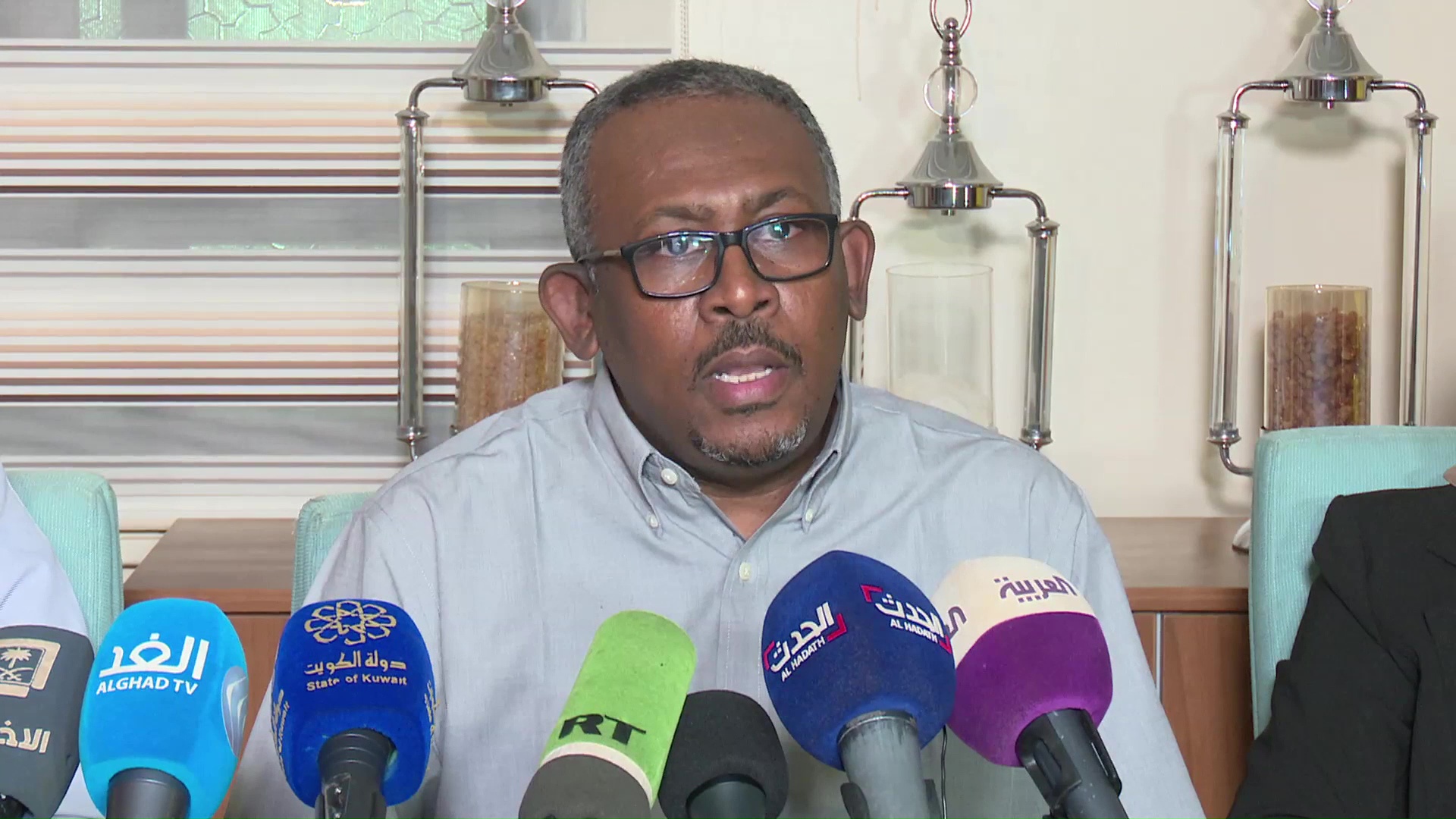 Babiker Faisal, one of Sudan's protest leaders