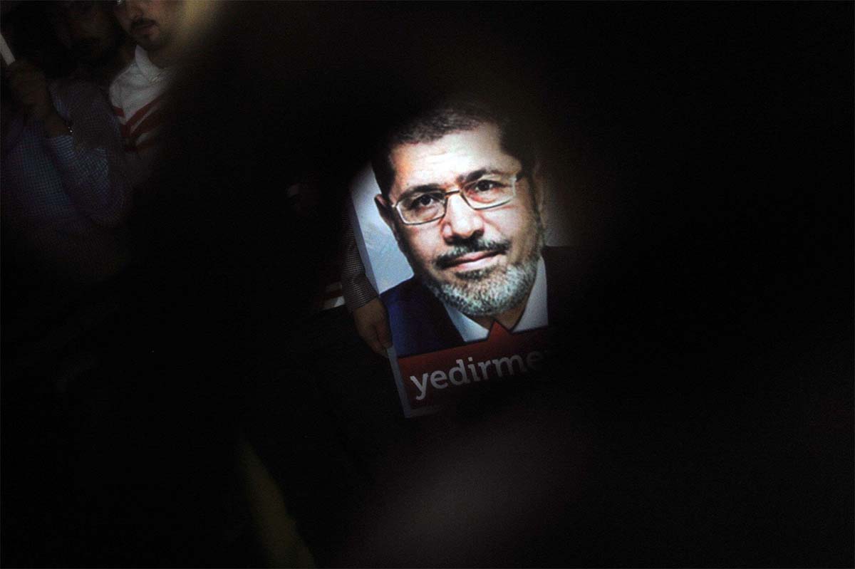 State TV said 67-year-old Morsi's death was due to a cardiac arrest