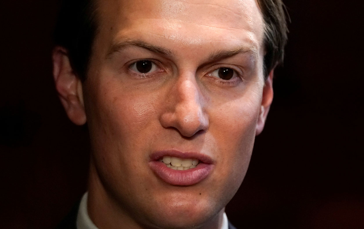 US President Donald Trump's son-in-law, Jared Kushner