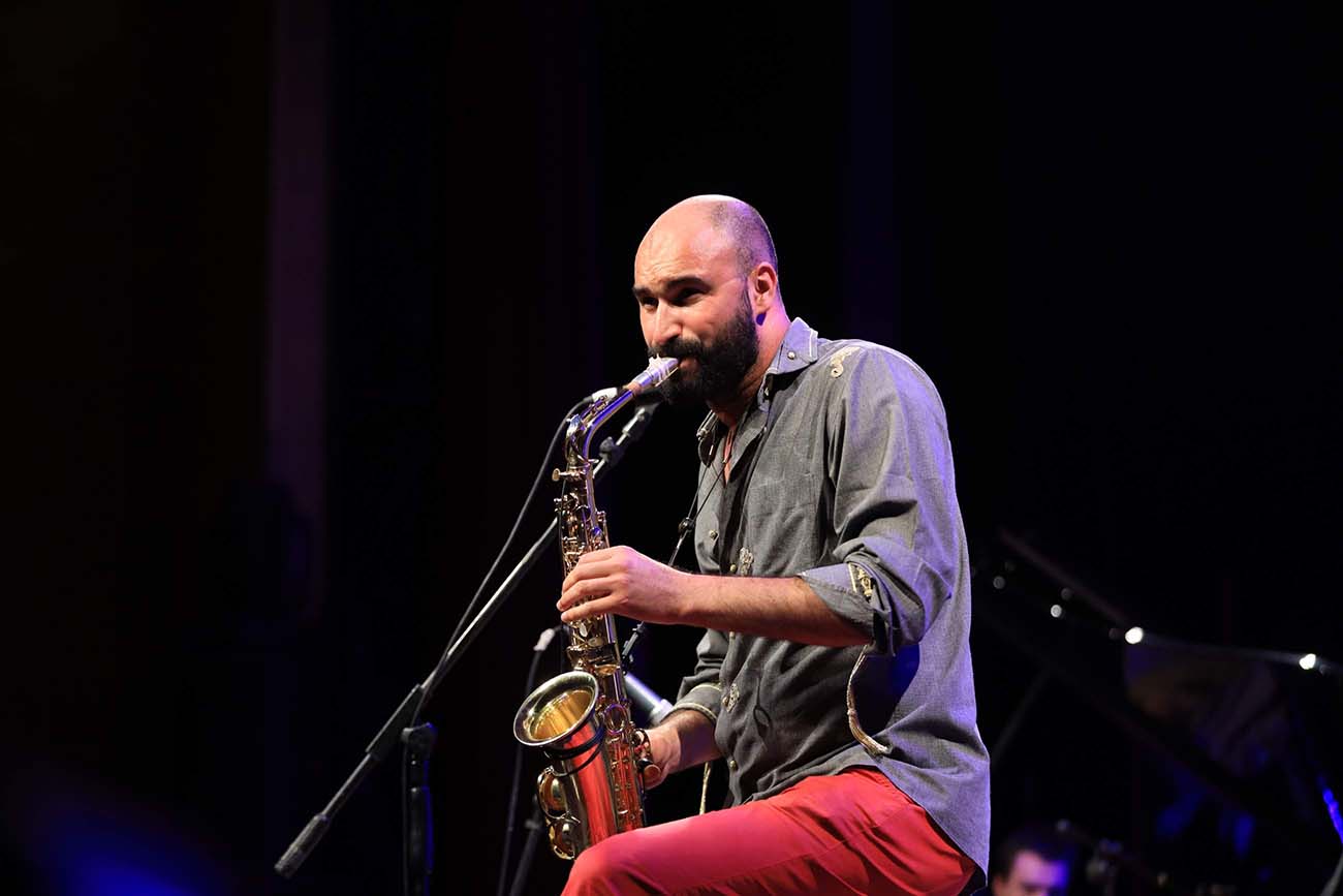 Moroccan singer and saxophonist Othmane El Khaloufi