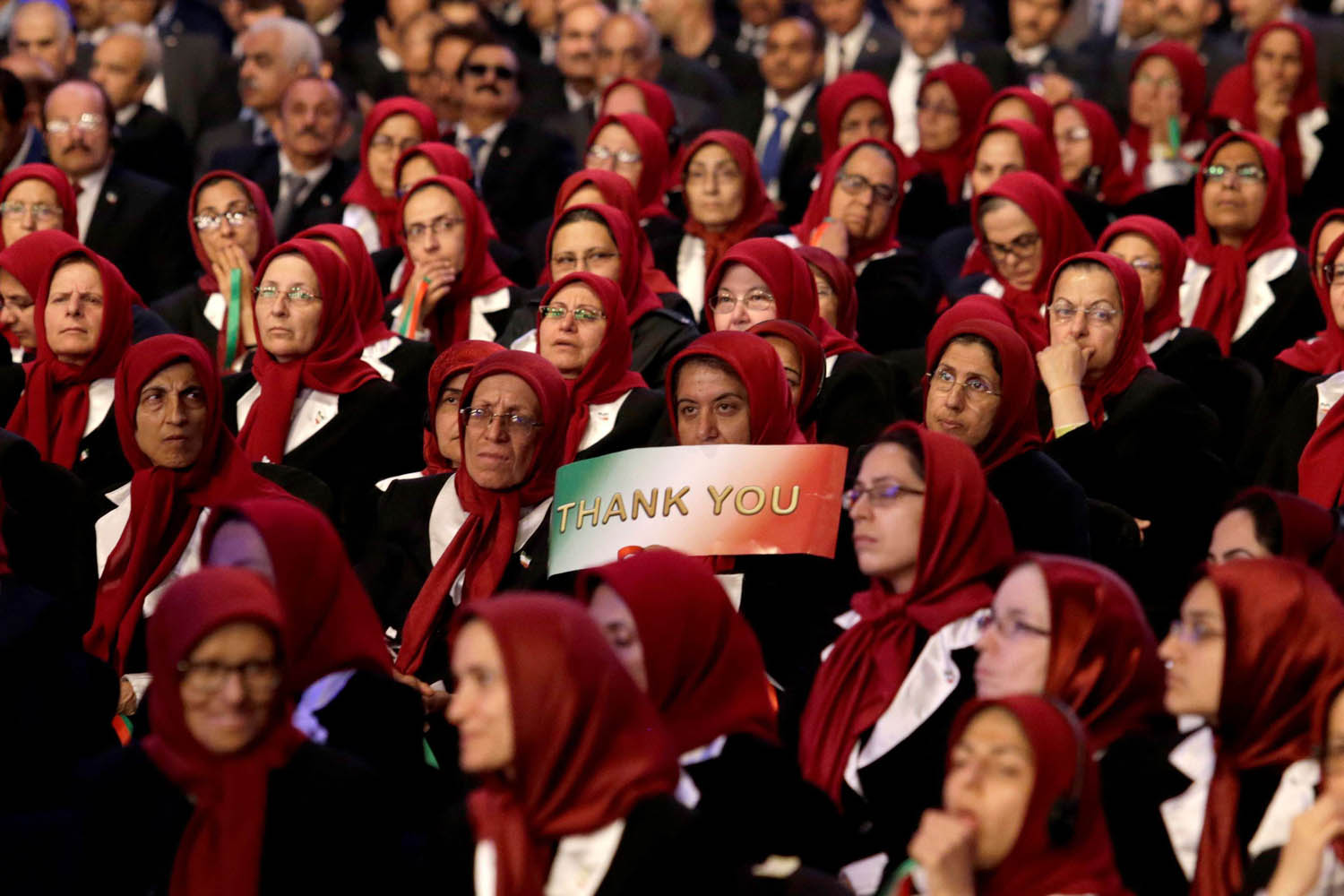 إيرانيات من مجاهدي خلق يحضرن افتتاح معسكر أشرف-3 في ألبانيا