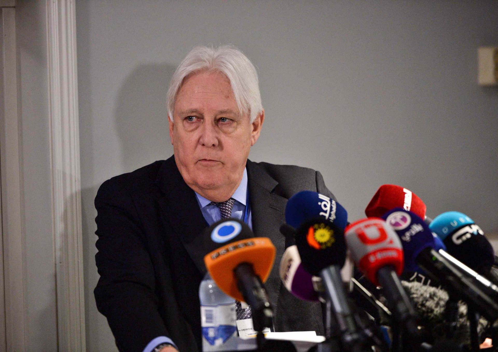 مبعوث الأمم المتحدة الى اليمن مارتن غريفيث 