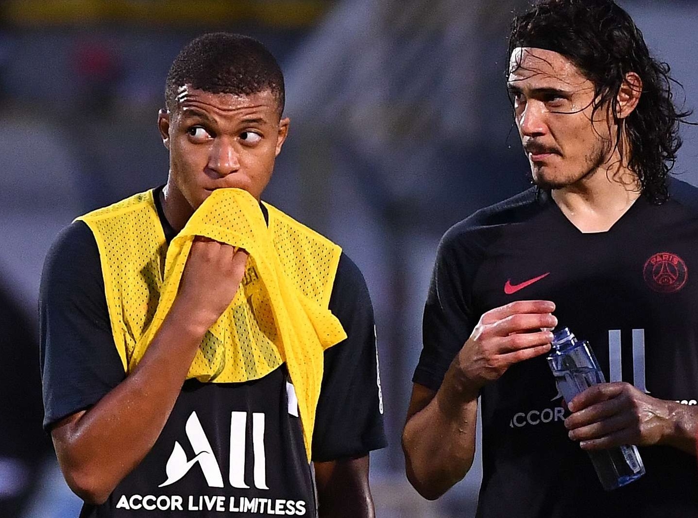 إدينسون كافاني وكيليان مبابي