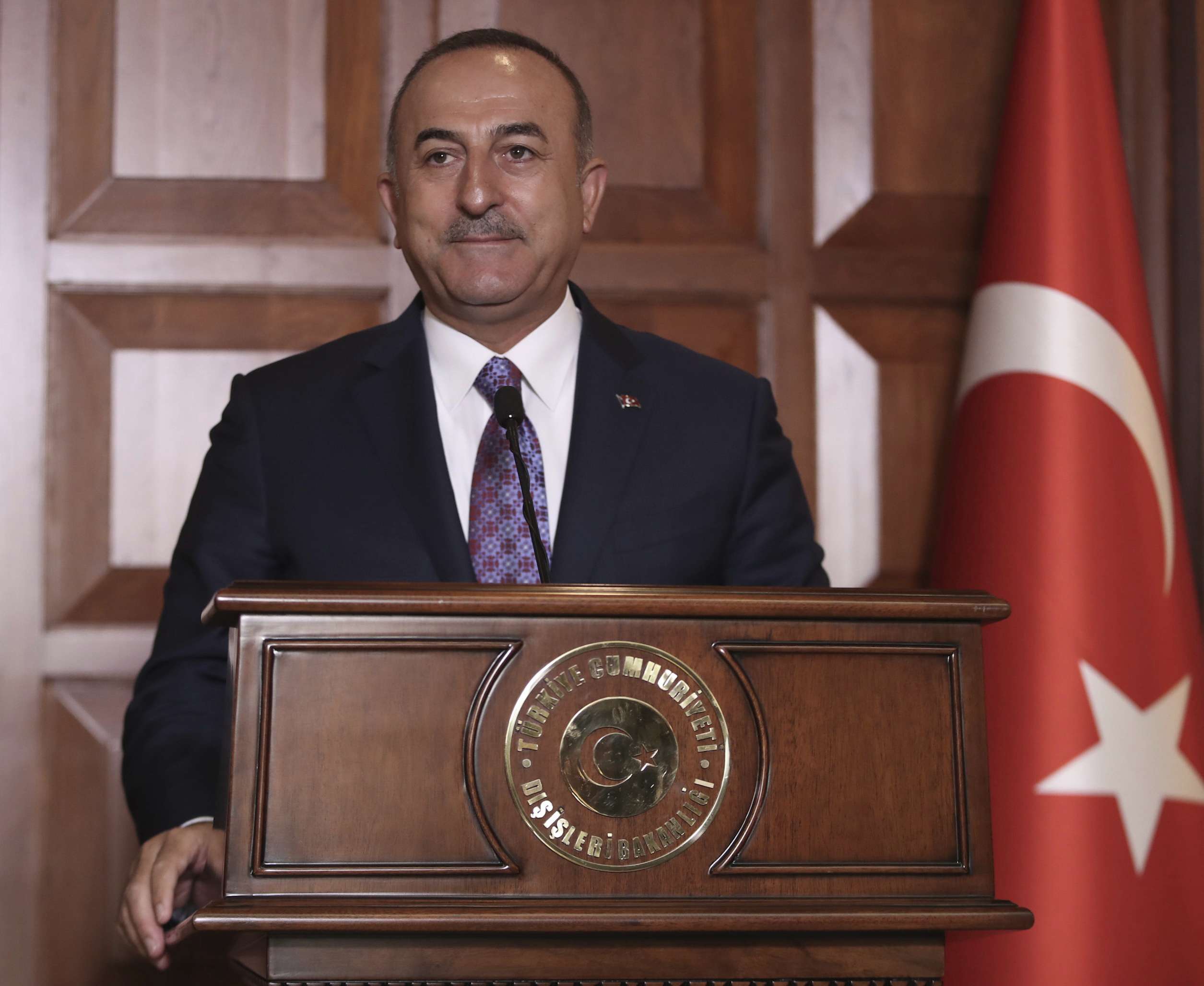 "There have been some joint patrols, yes, but steps taken beyond that... are only cosmetic," Foreign Minister Mevlut Cavusoglu told reporters
