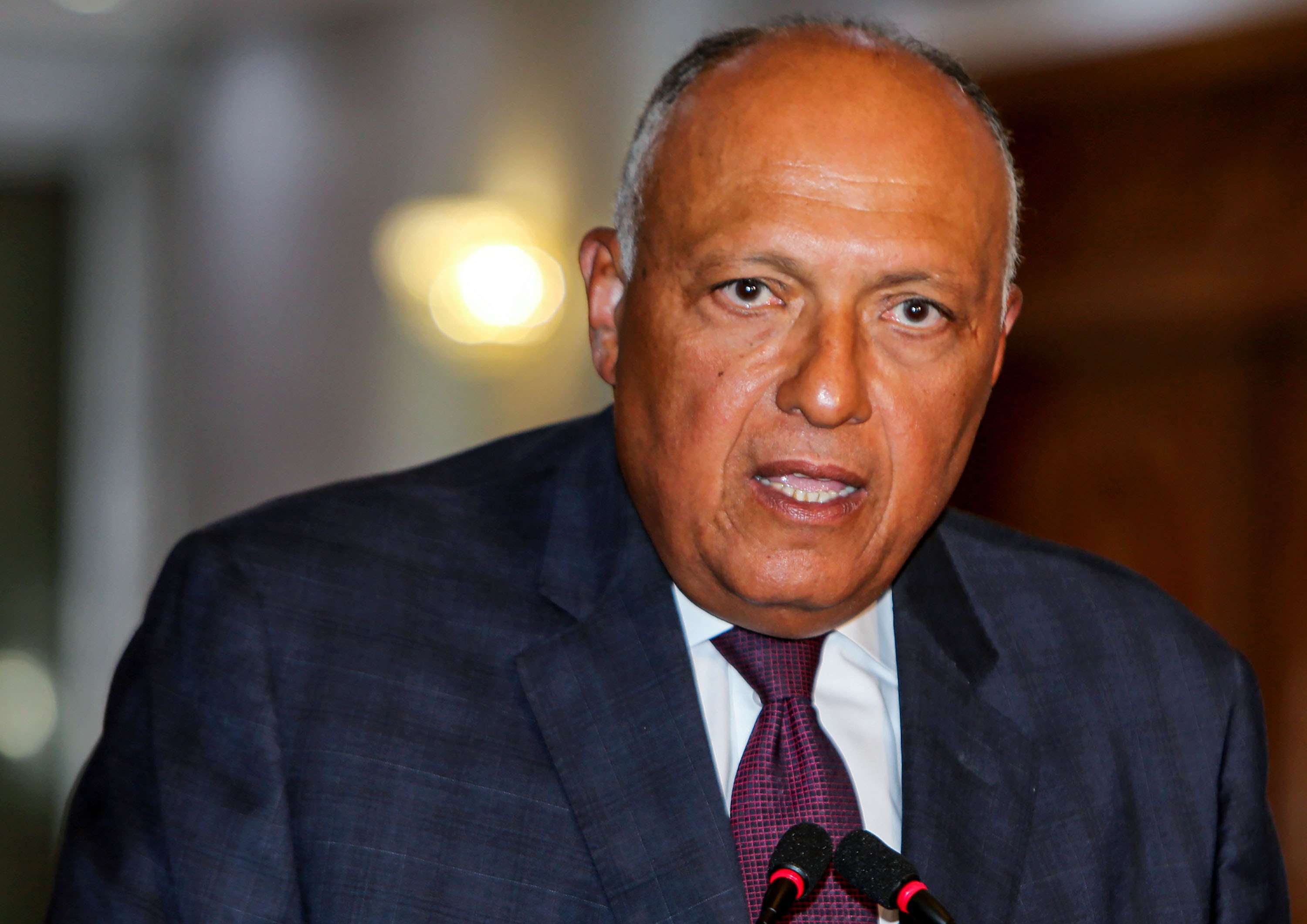 Shoukry was due to hold talks with officials including new Prime Minister Abdalla Hamdok and Sudan's first female foreign affairs minister