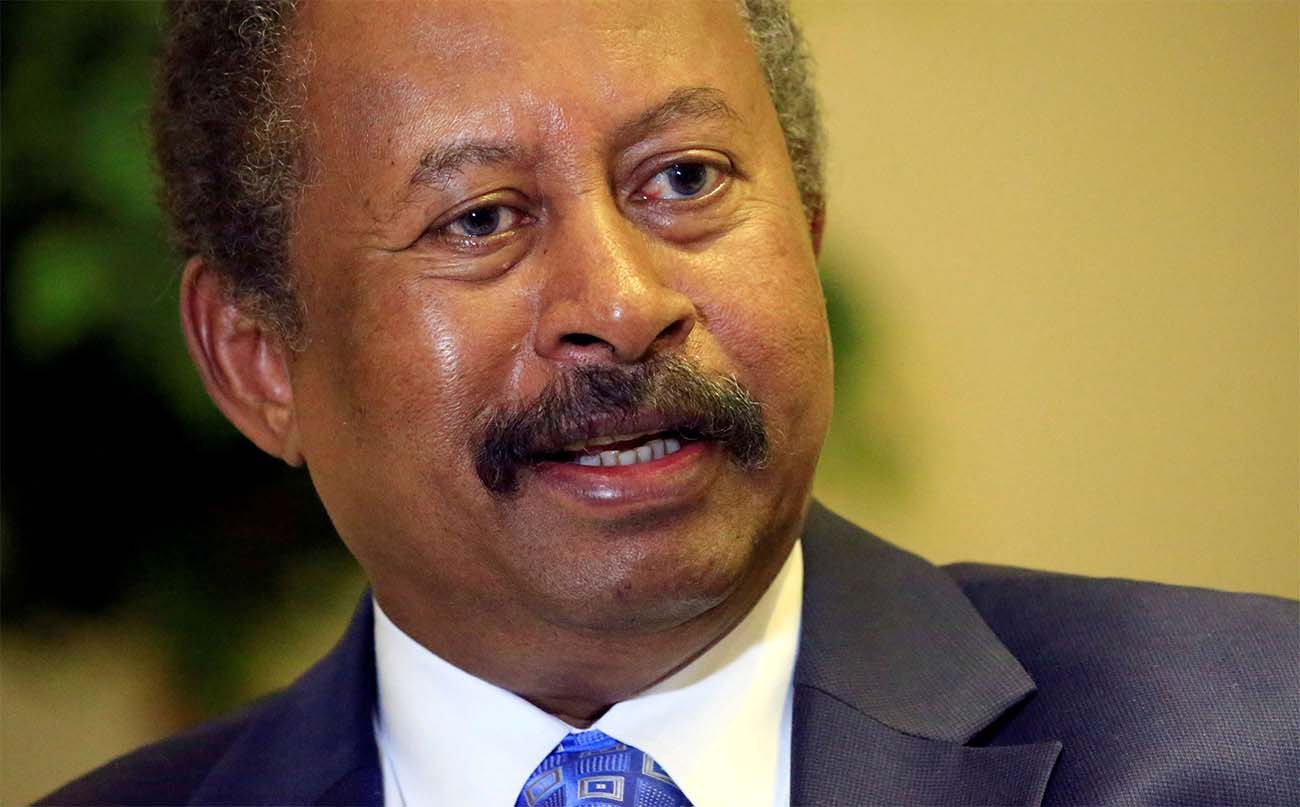 Sudanese Prime Minister Abdalla Hamdok 