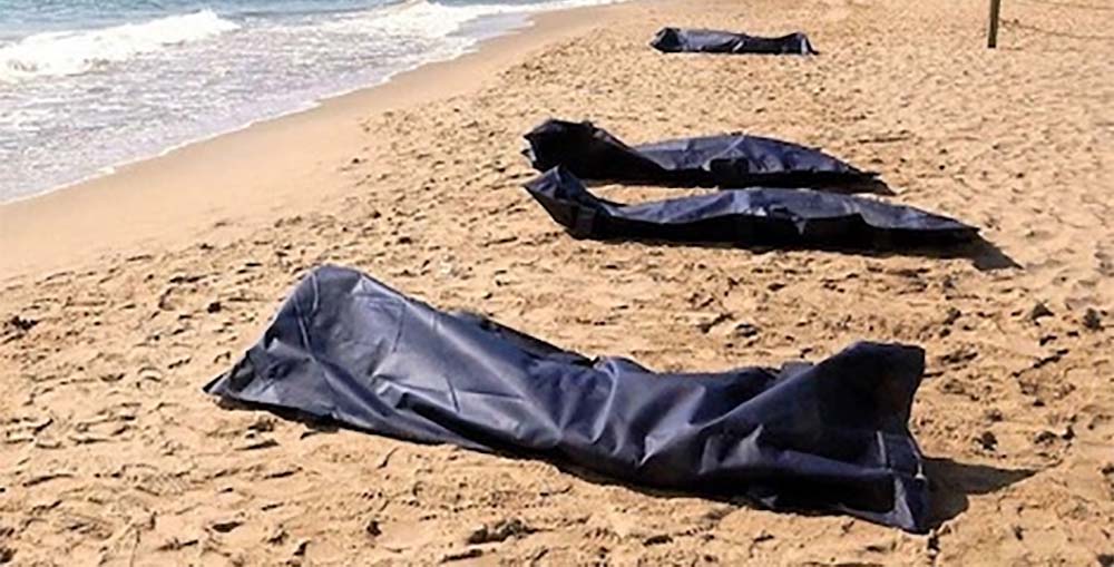 Recovered bodies of Moroccan migrants 