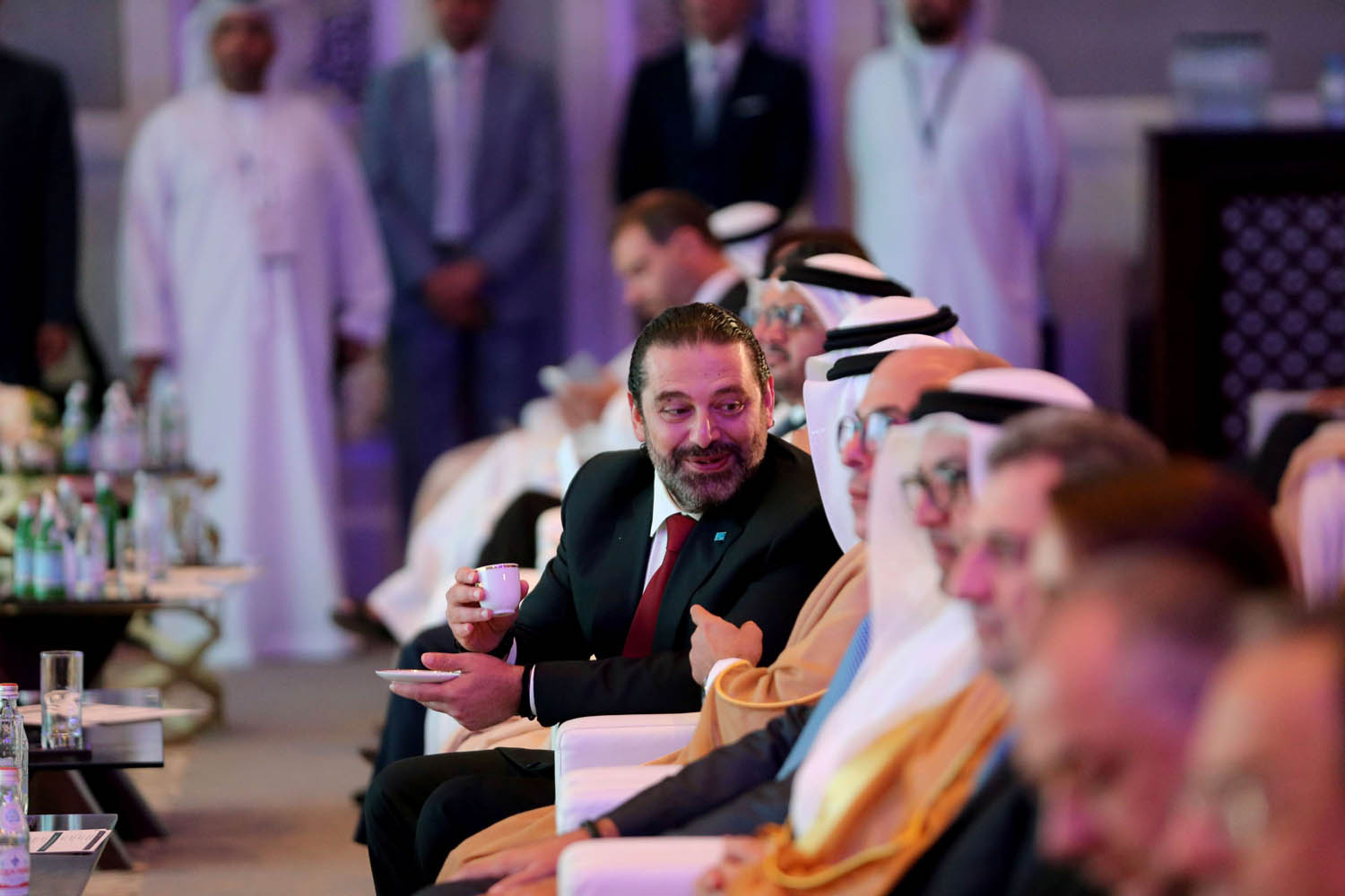 رئيس الوزراء اللبناني سعد الحريري في أبوظبي