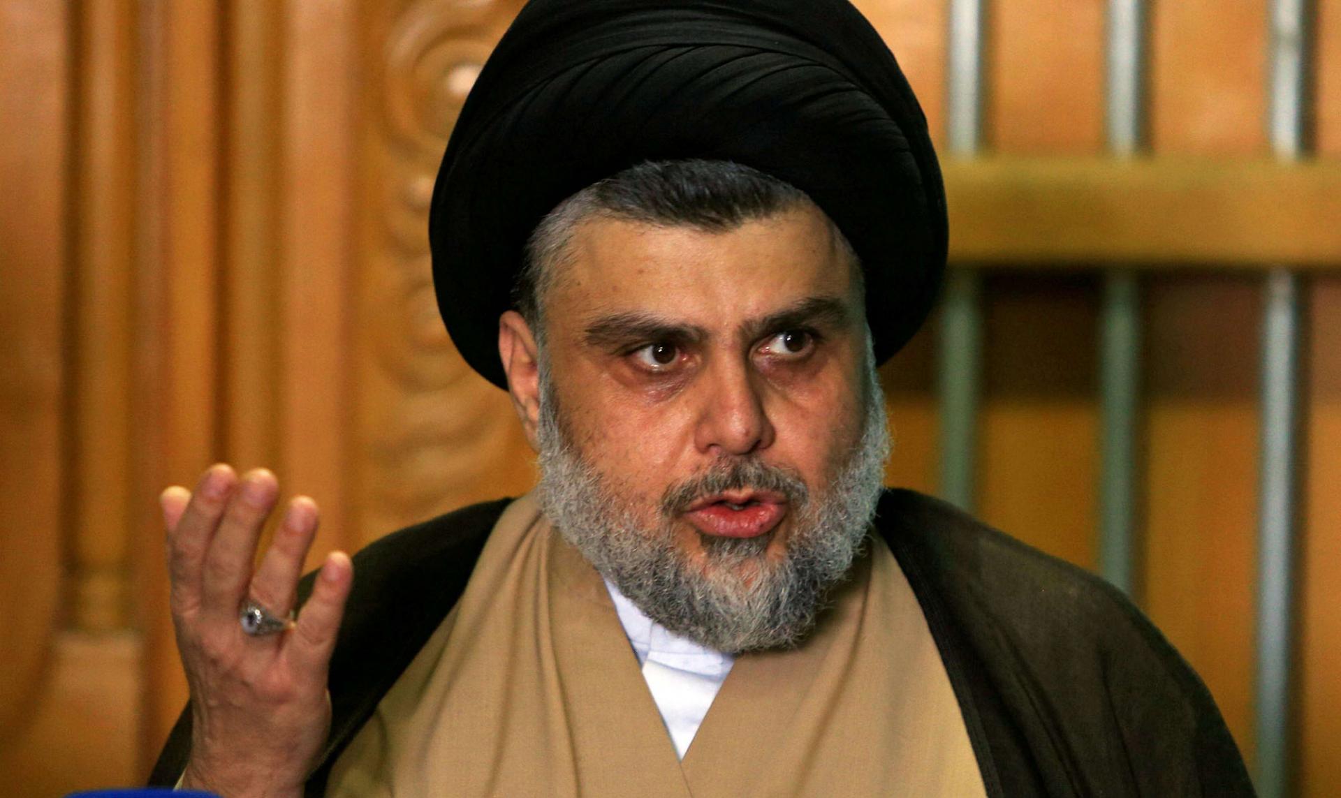 الزعيم الشيعي مقتدى الصدر 
