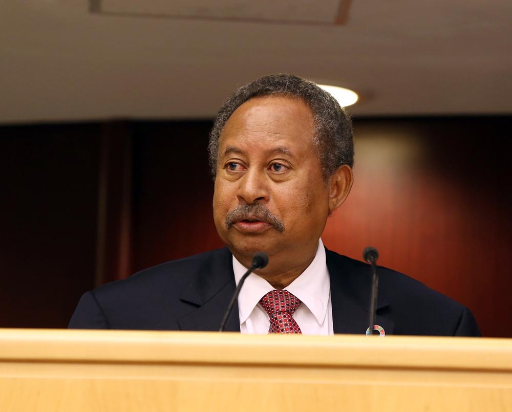 رئيس وزراء السودان عبدالله حمدوك 