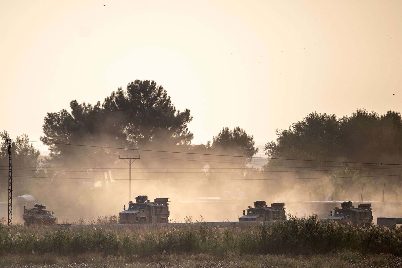 Turkish army vehicles