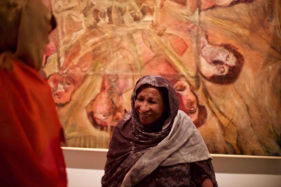 الفنانة السودانية كمالا إبراهيم إسحاق (الصورة من حساب الفنانة على فيسبوك)