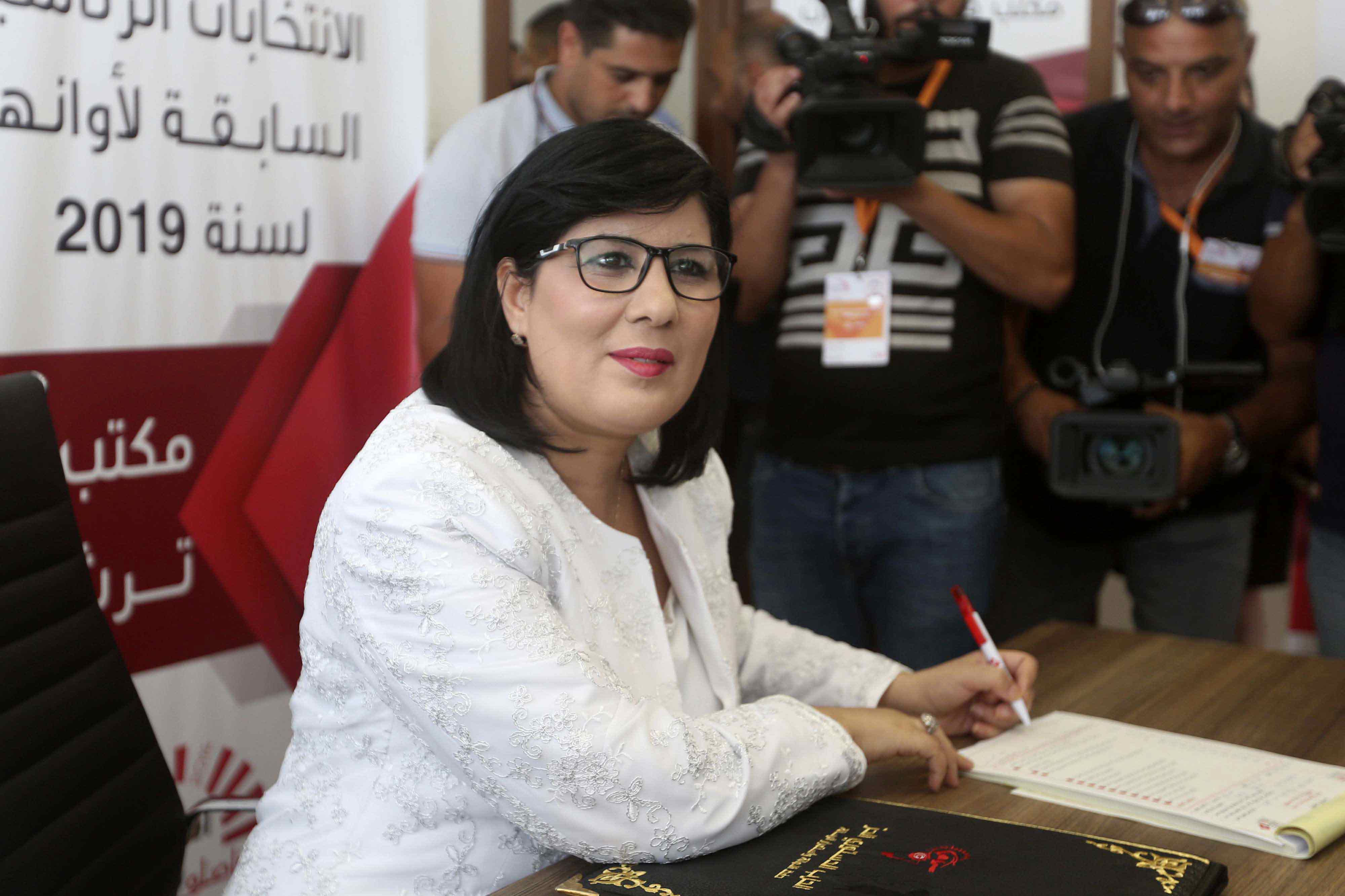 زعيمة الحزب الدستوري الحر تتحدى الغنوشي منذ الجلسة الأولى