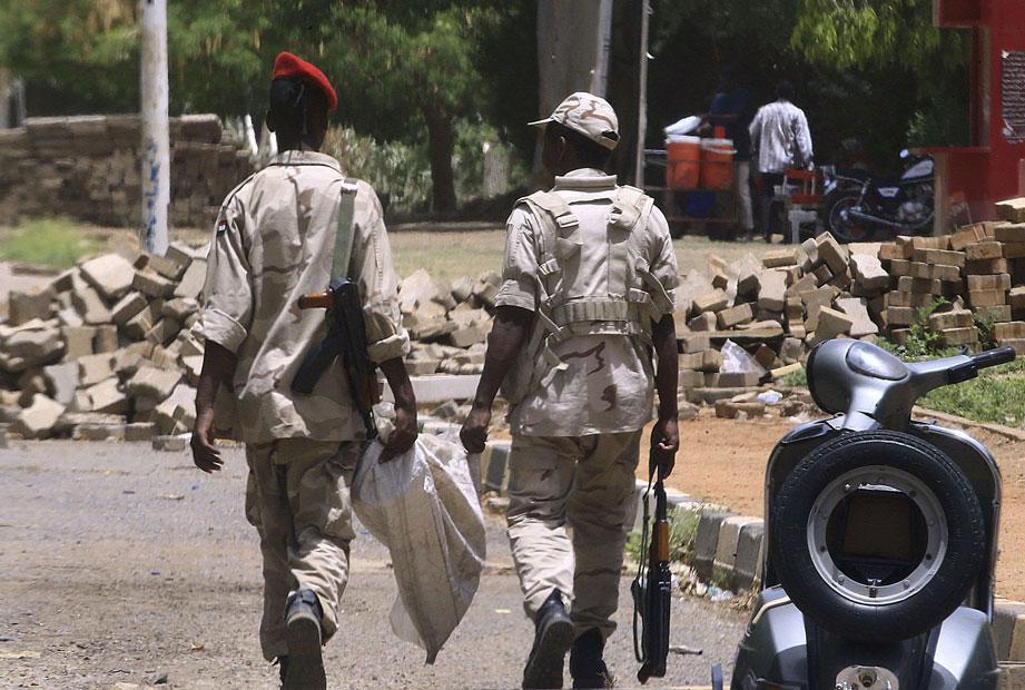 فض اعتصام في السودان