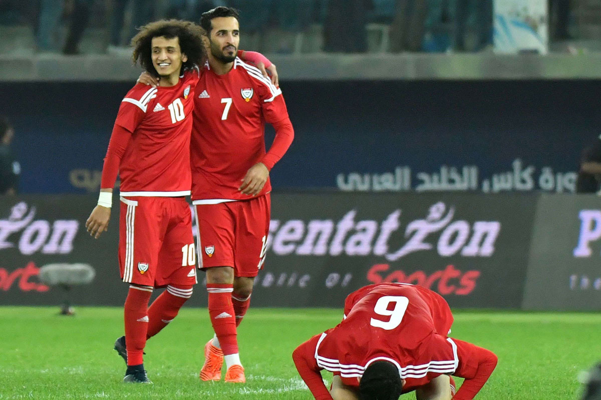 الامارات ترصد لقبها الخليجي الثالث