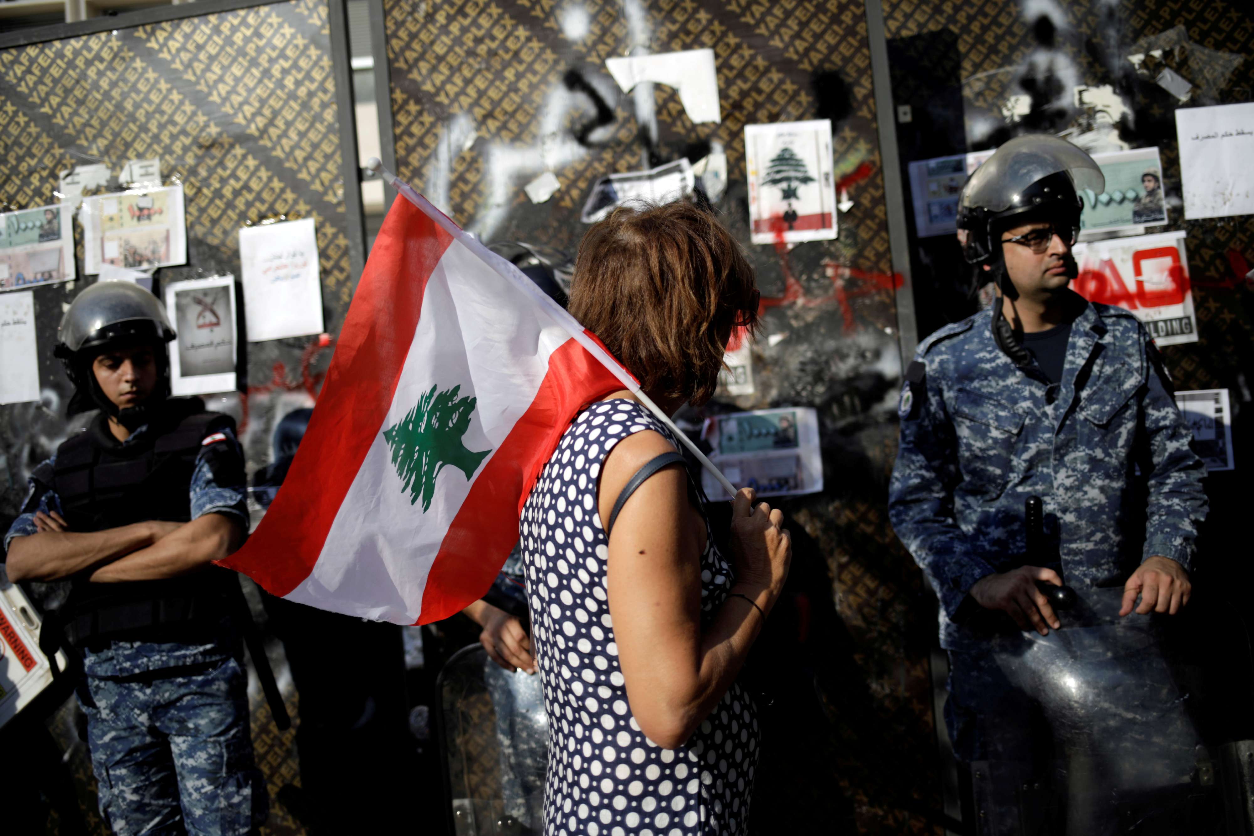 المتظاهرون في لبنان