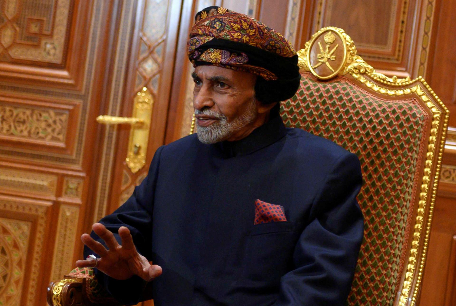 سلطان عمان السلطان قابوس بن سعيد