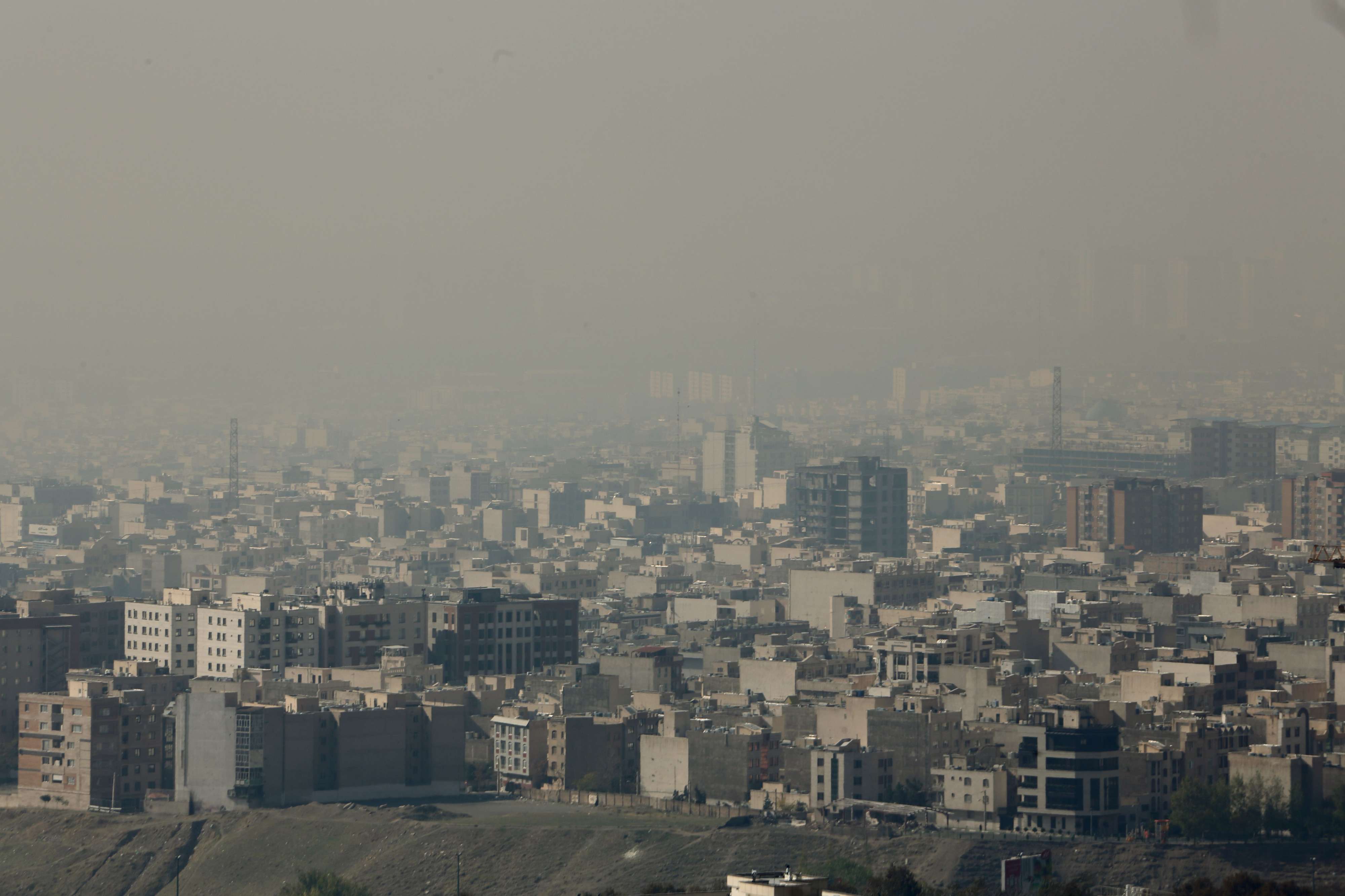 The problem worsens in Tehran during winter, cold air and a lack of wind traps hazardous smog over the city for days on end