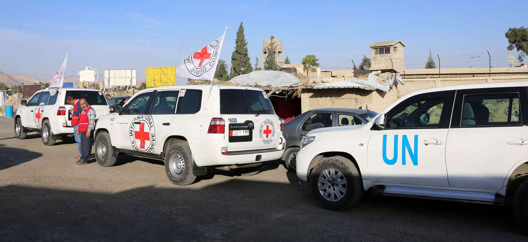 مساعدات انسانية لسوريا