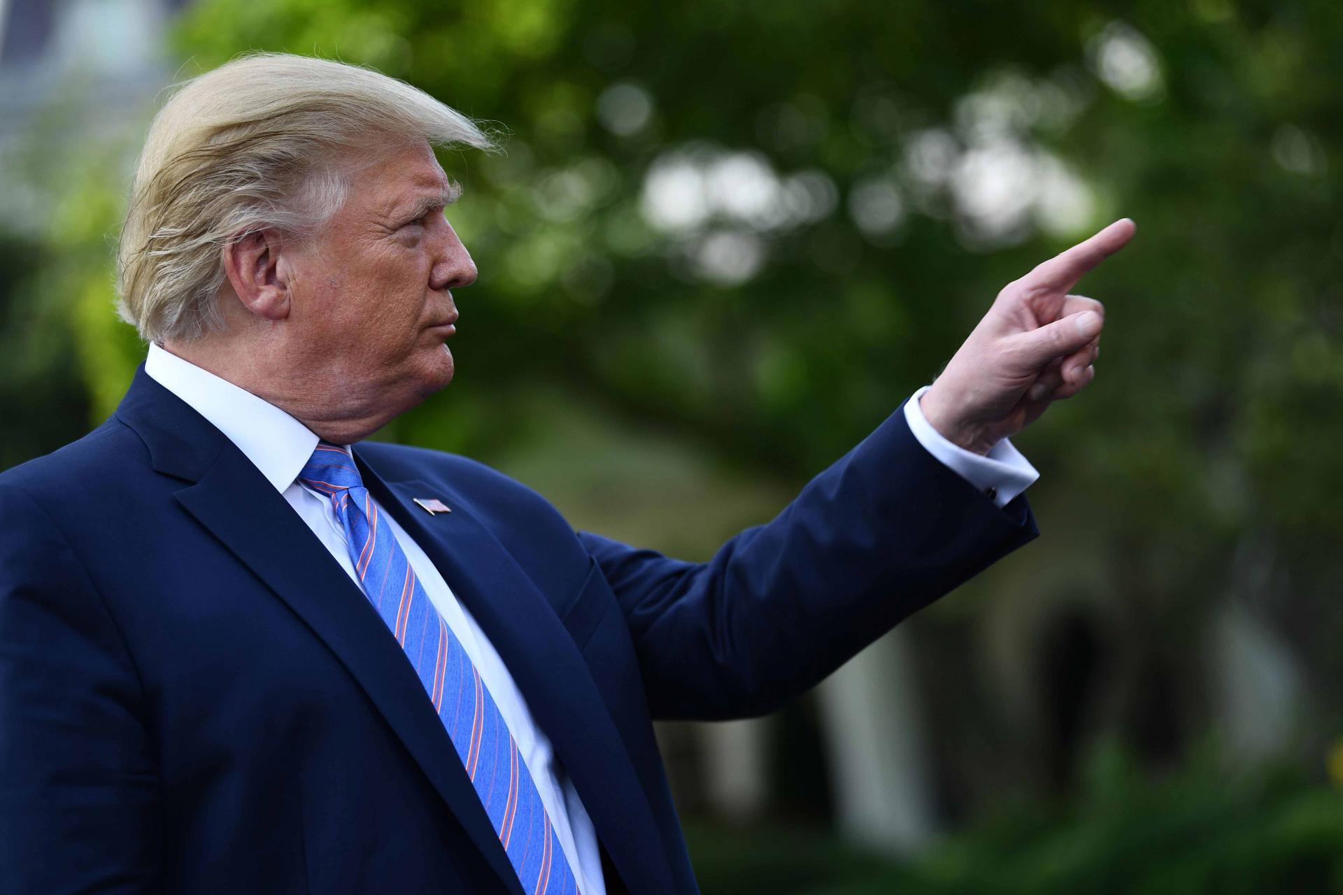 الرئيس الاميركي دونالد ترامب