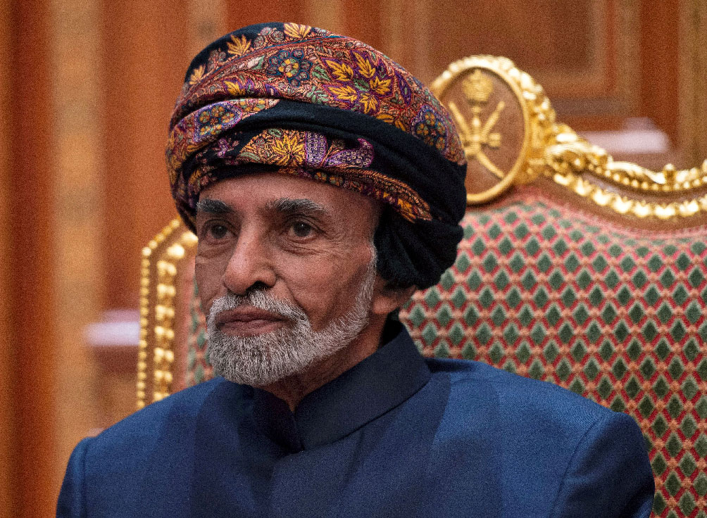 Sultan of Oman Qaboos bin Said al-Said pictured in Muscat, Oman
