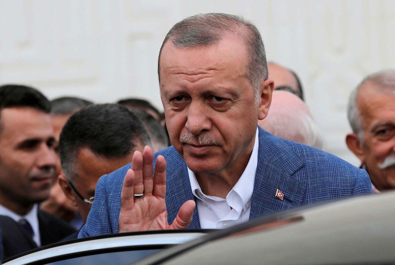 الرئيس التركي رجب طيب اردوغان
