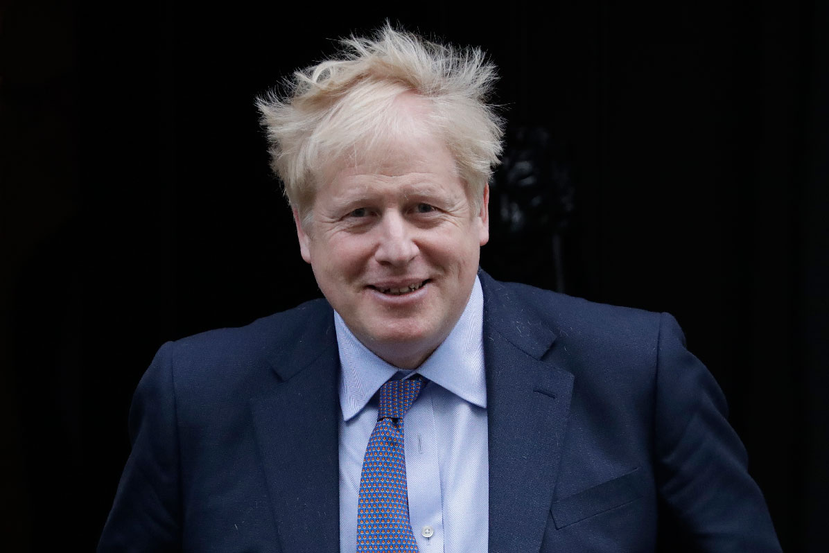 Britain’s Prime Minister Boris Johnson leaves 10 Downing Street in central London