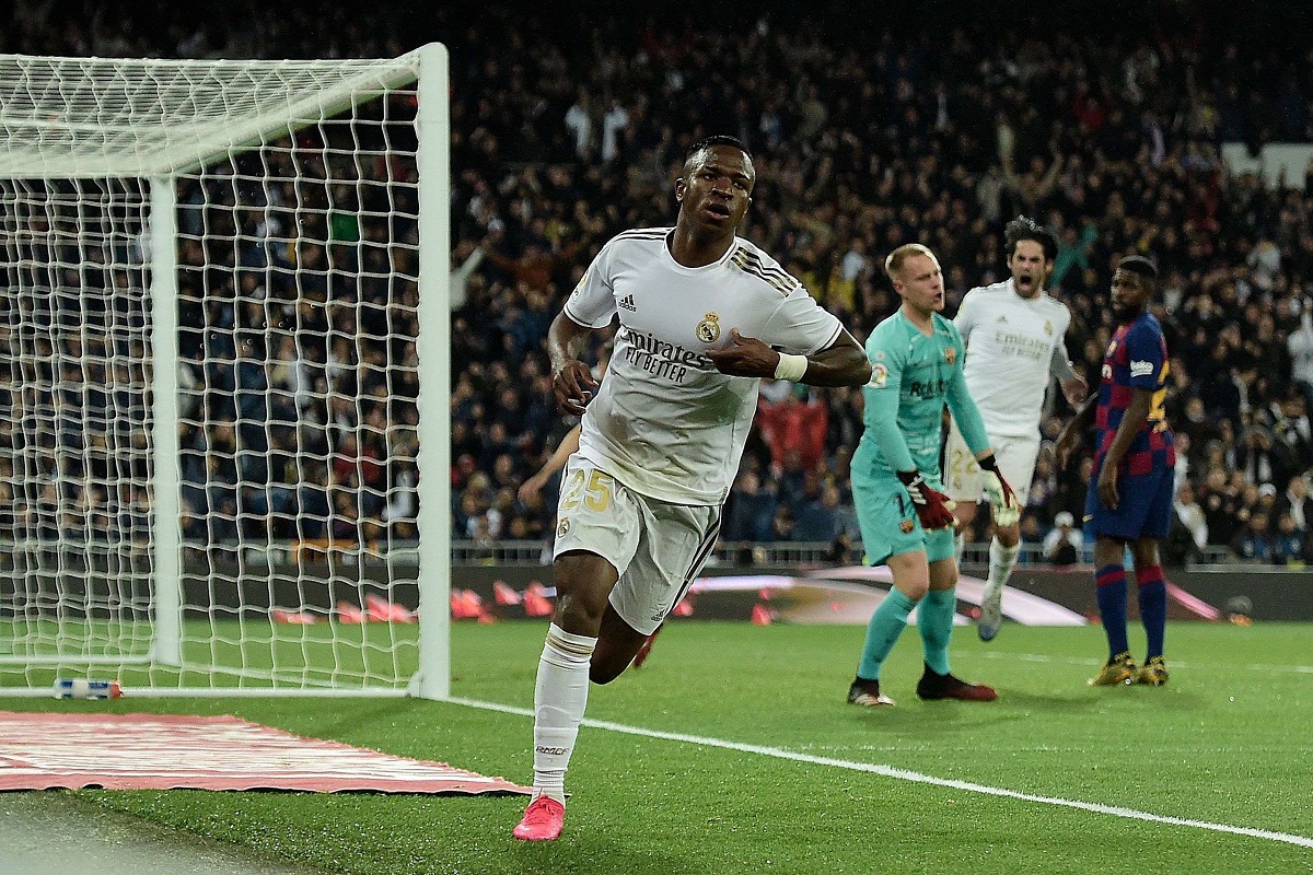 لاعب ريال مدريد البرازيلي فنيسيوس جونيور 