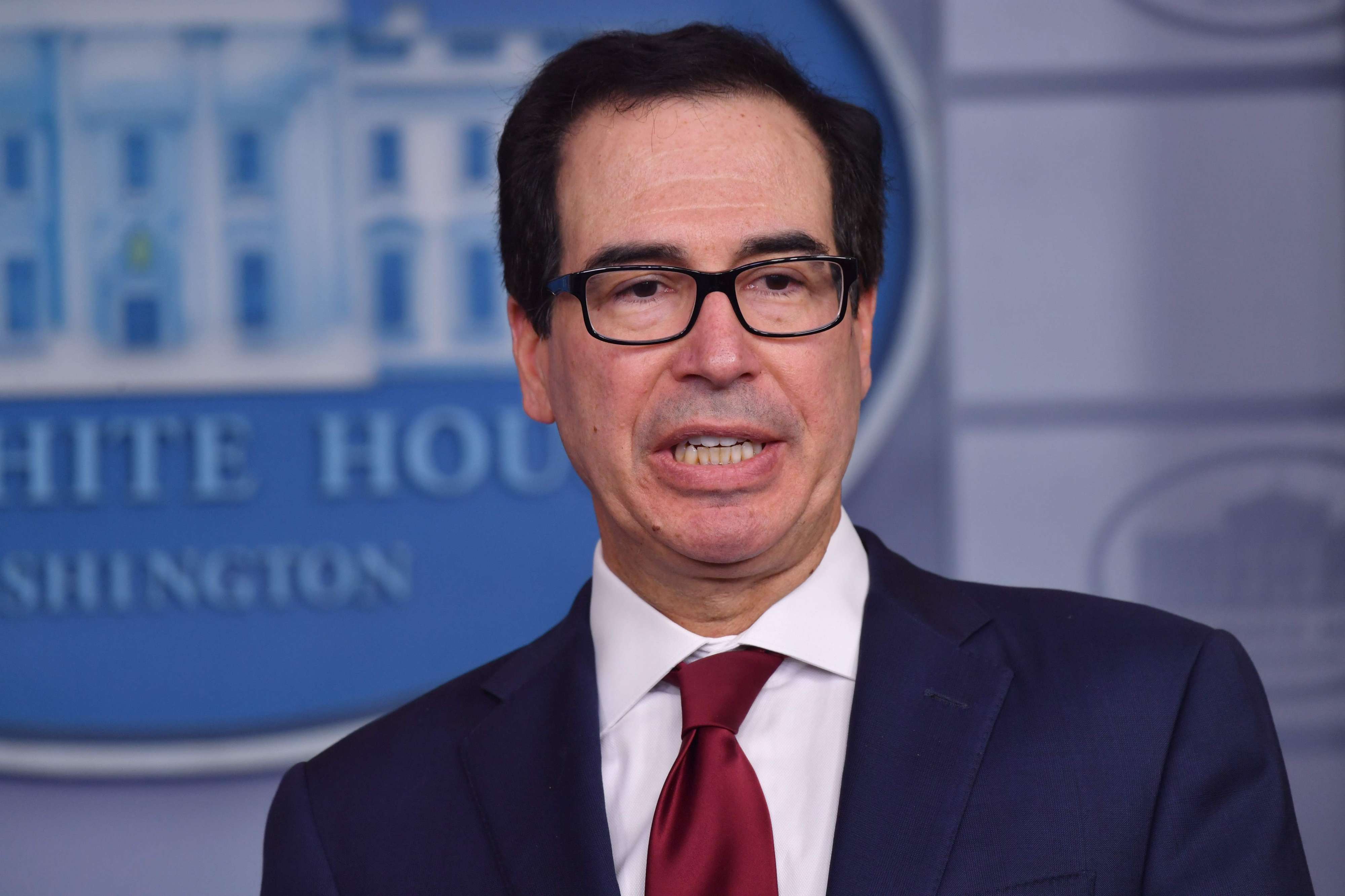 US Treasury Secretary Steve Mnuchin announces new sanctions on Iran