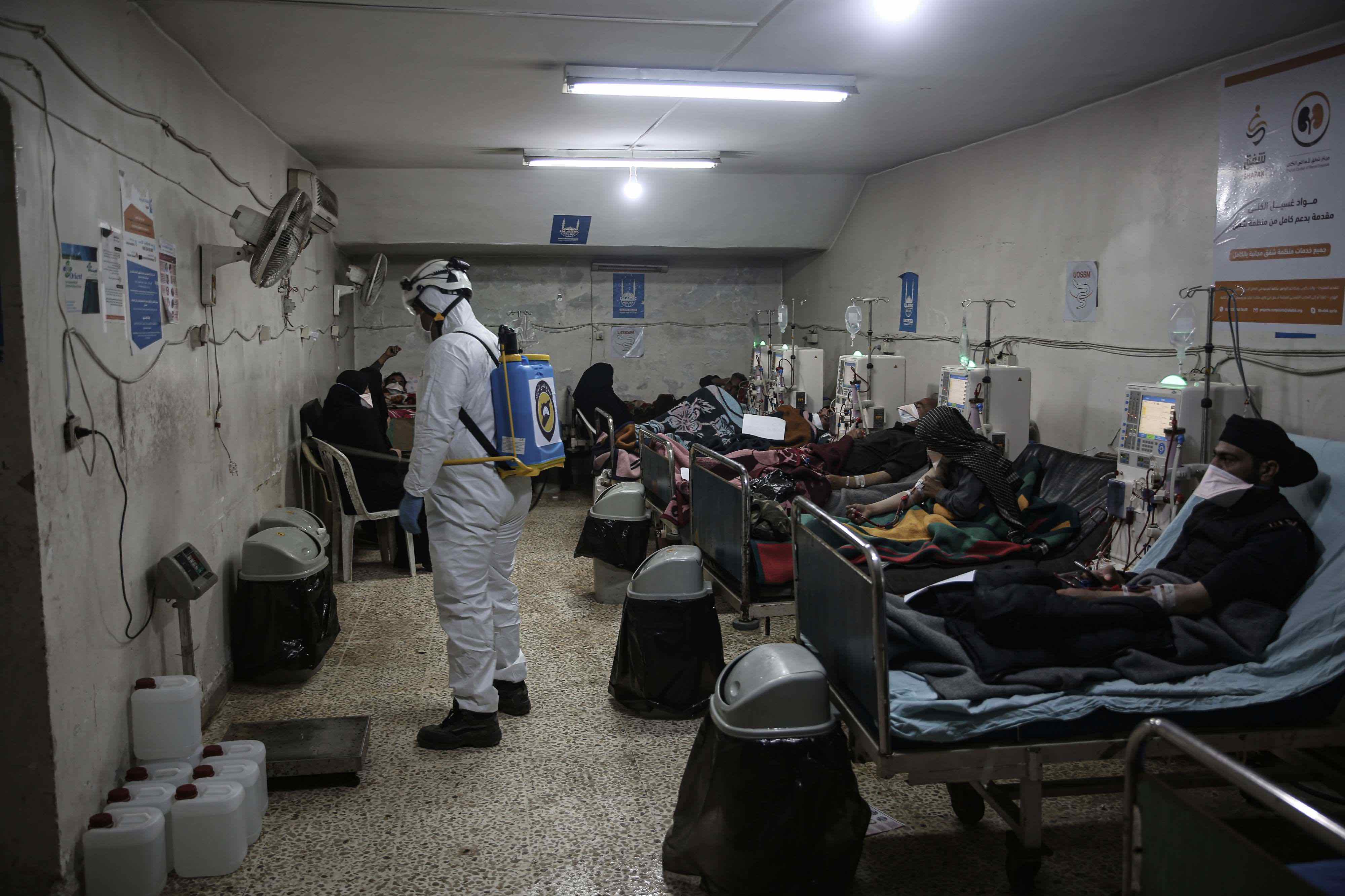 Technicians in Idlib have been trained to use the kits and laboratories in neighbouring Turkey would also be on standby to help if needed