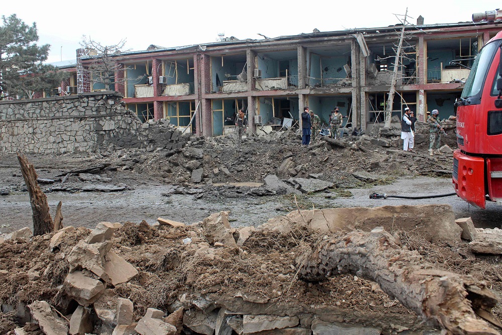 الهجوم على قاعدة للجيش الافغاني