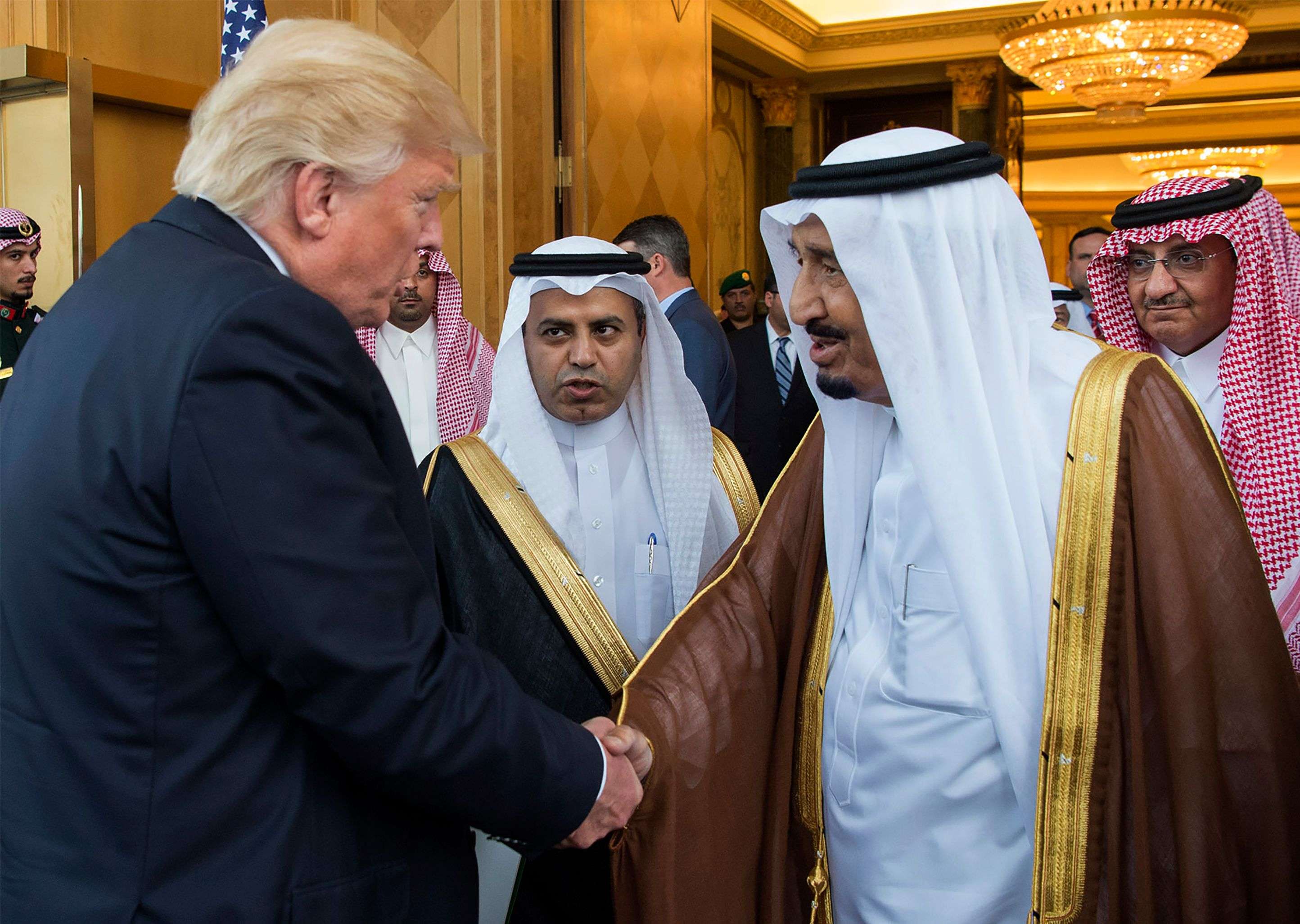 الملك سلمان ودونالد ترامب