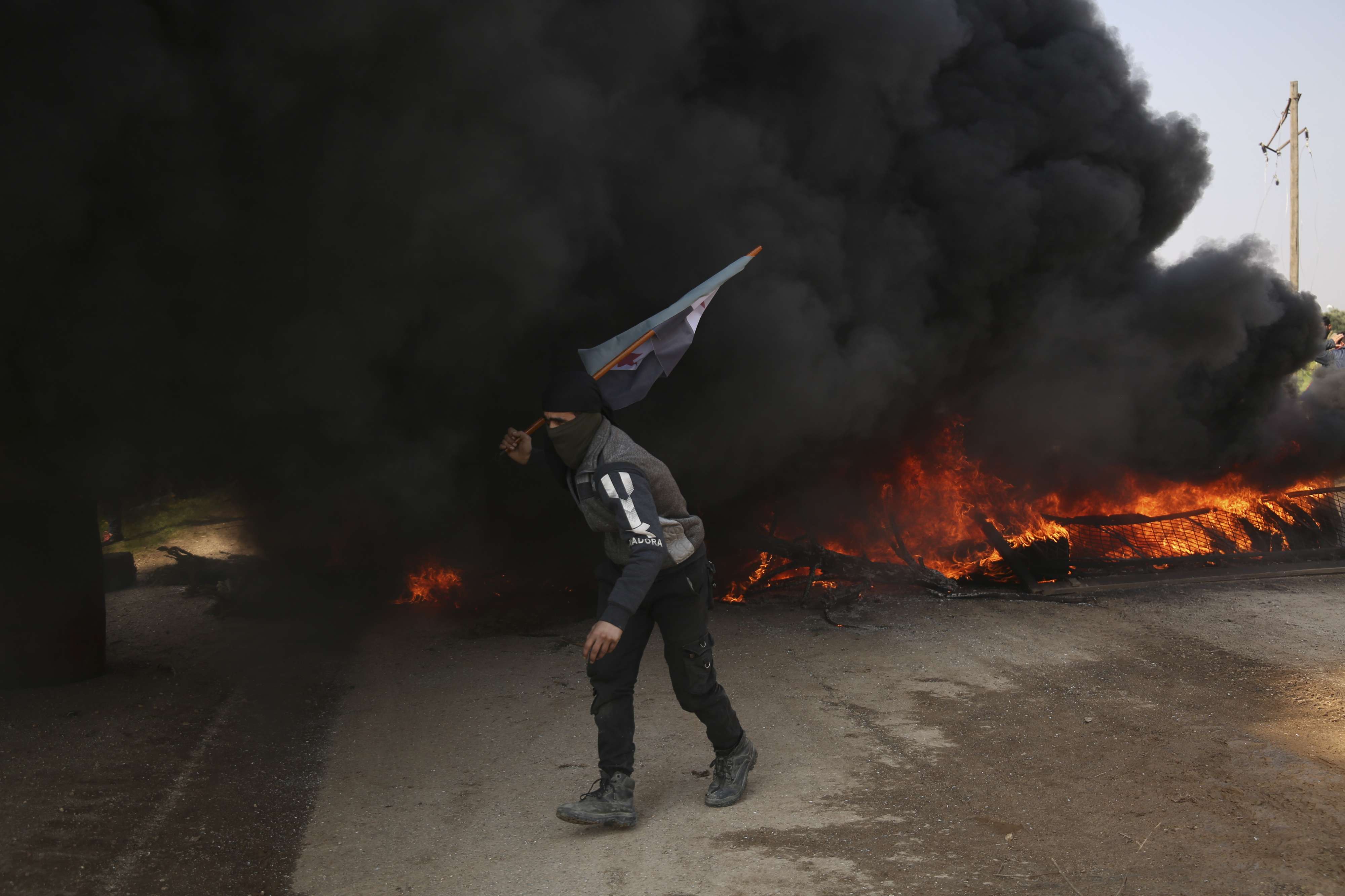 الحرائق في سوريا