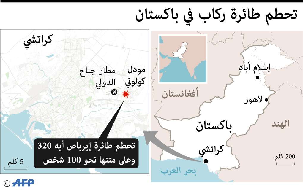 حادث آخر يضاف إلى سجل حوادث الطيران المتكررة في باكستان