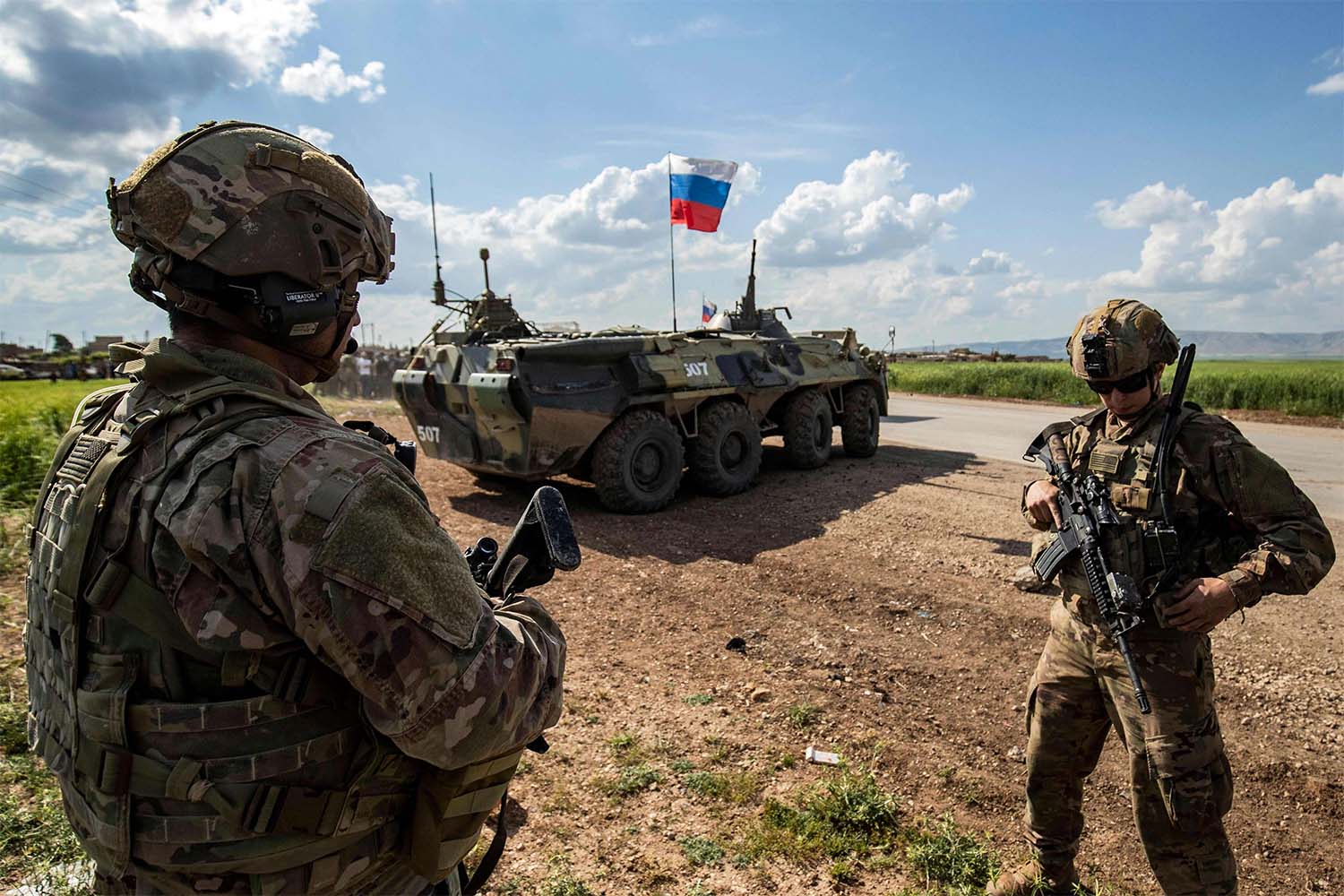 Russian soldiers in Syria