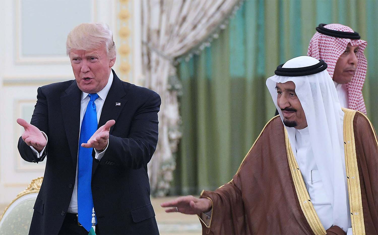 Donald Trump and King Salman