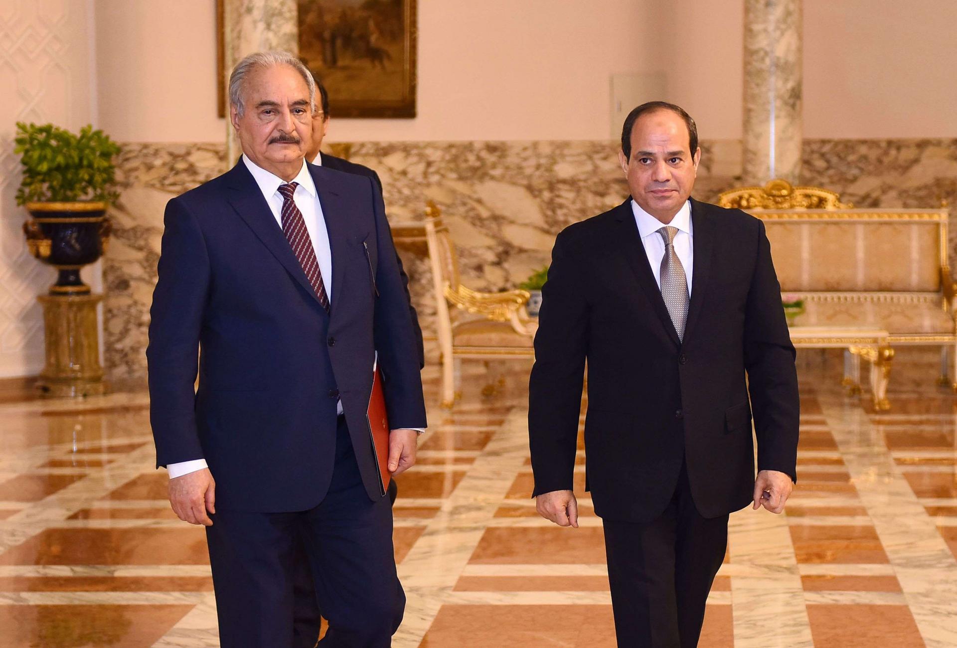 مصر تريد احلال السلام في ليبيا في اطار الدفاع عن امنها القومي