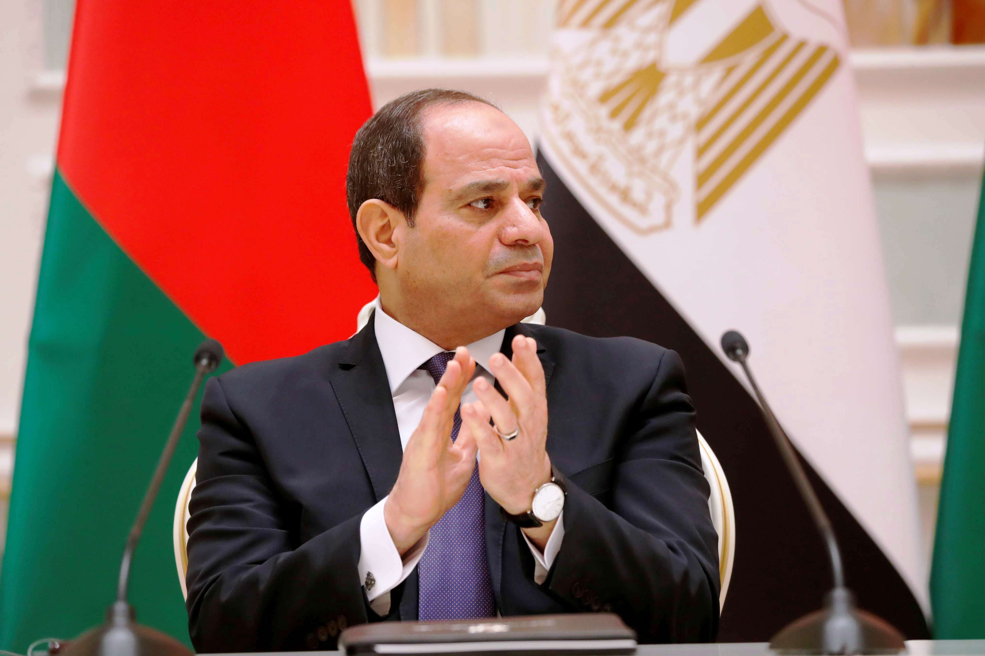 السيسي: هدفنا تهيئة الظروف لوقف إطلاق النار في ليبيا وحقن دماء شعبها