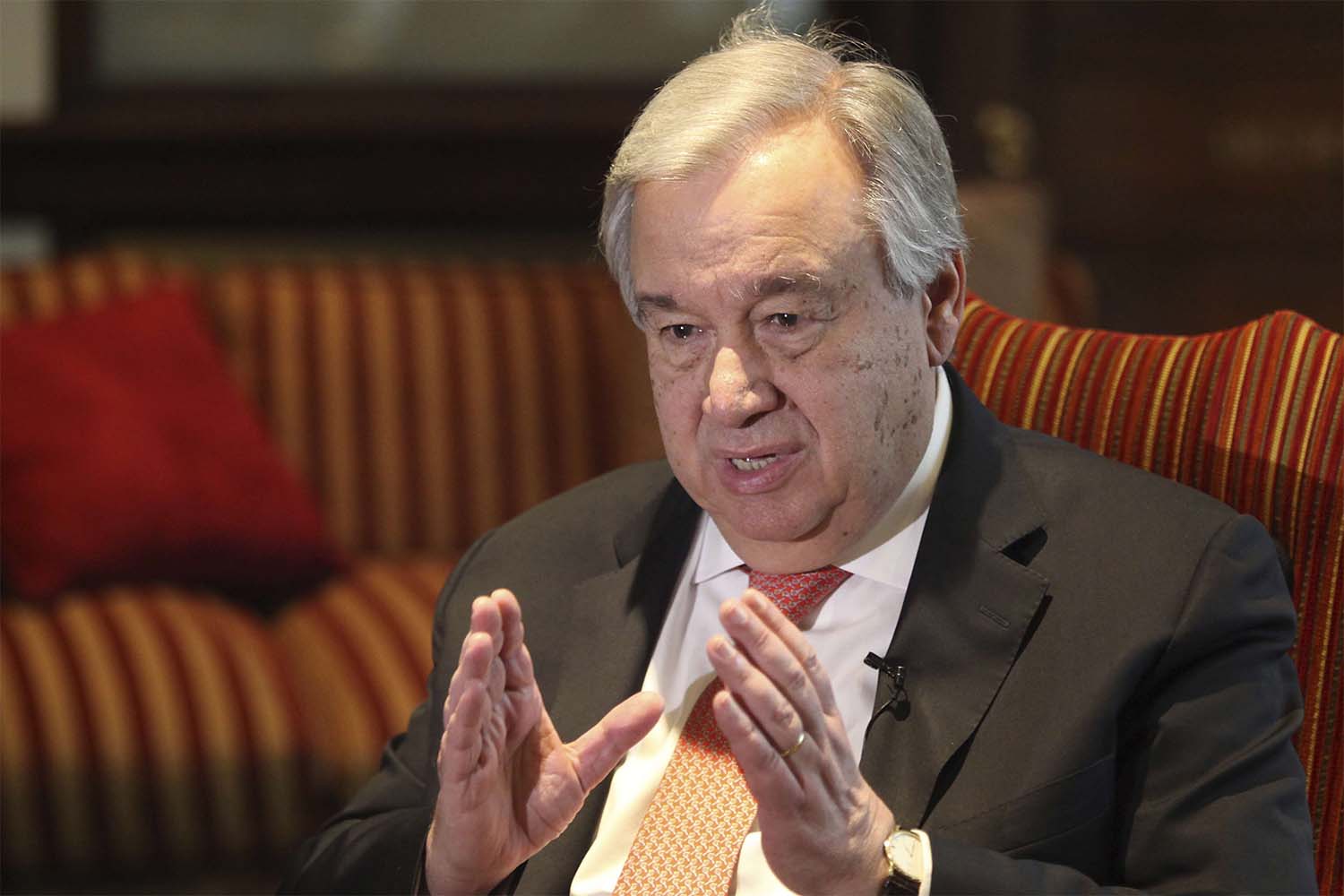 Guterres noted the opposition to annexation, including within Israeli society