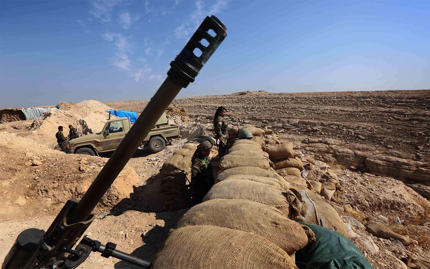 Kurdish fighters