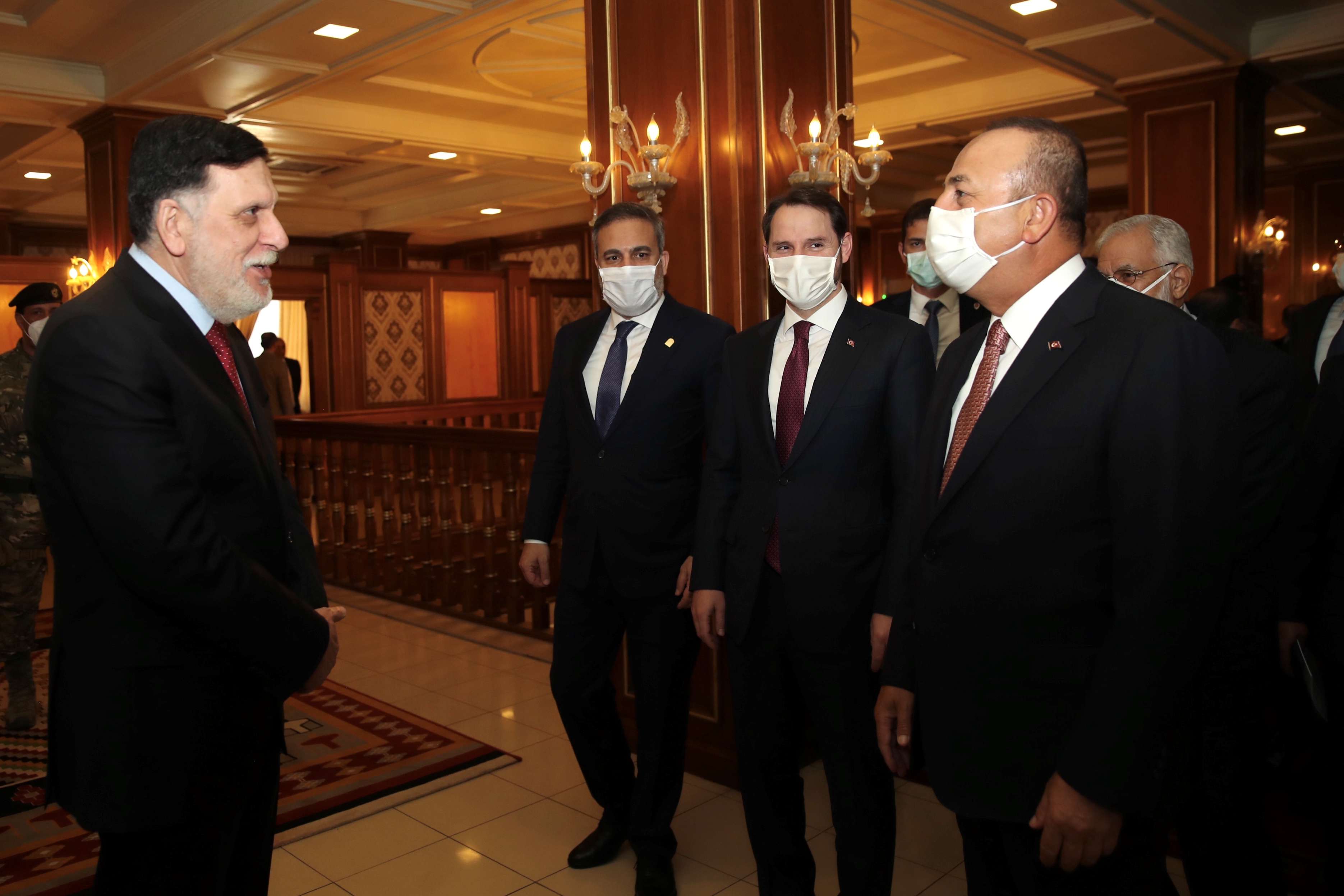 تركيبة الوفد التركي تدل على المهمة