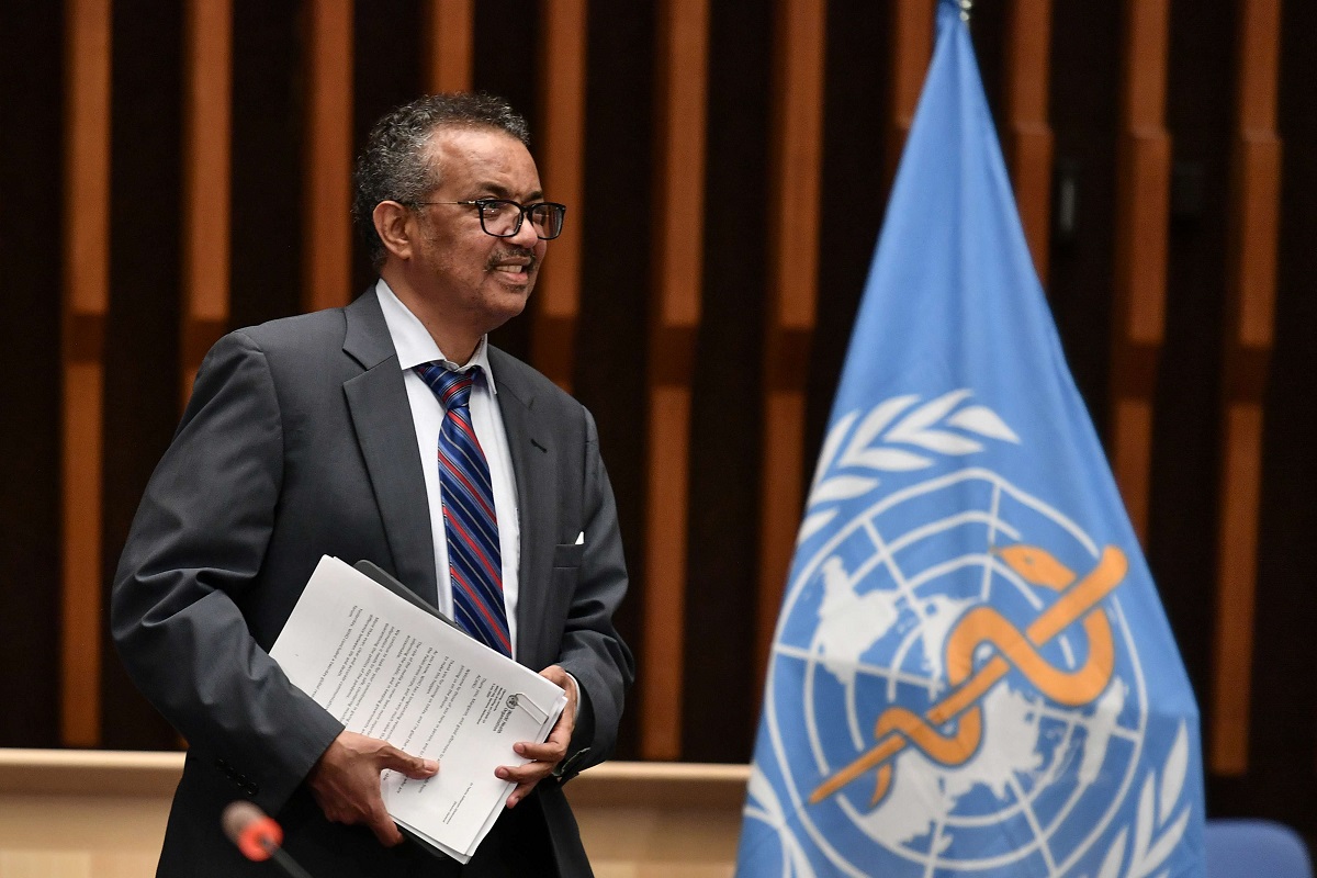 المدير العام لمنظمة الصحة العالمية تيدروس أدهانوم غيبريسوس