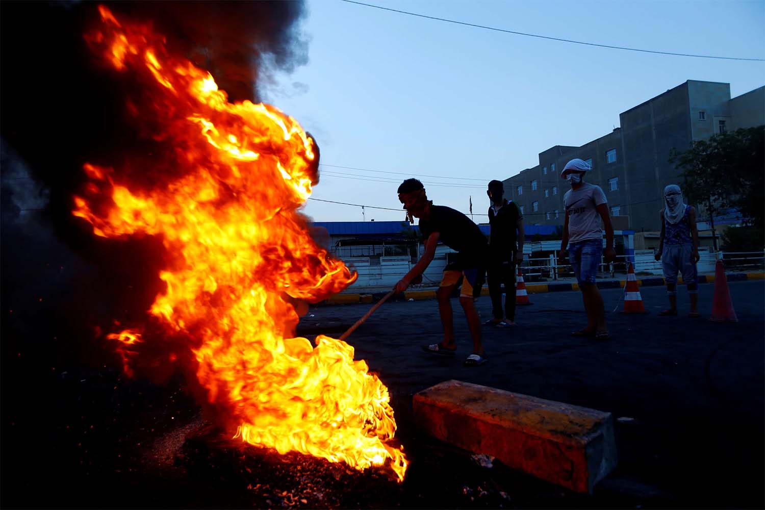 Protests over power outages erupted in Baghdad and several southern cities across Iraq